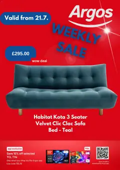 Preview of Argos catalogue valid from 21/07/2026