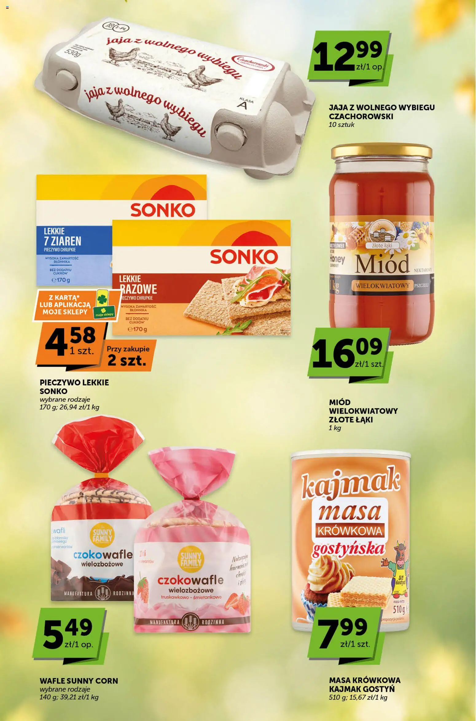 Euro Sklep gazetka - Sprawdź, co więcej od 01.10.2026 | Strona: 2 | Produkty: Pieczywo, Miód, Wafle, Masa krówkowa