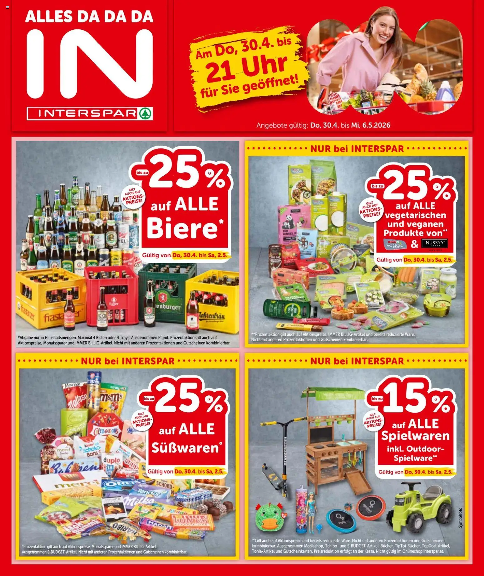 Die besten Angebote | Interspar - Flugblatt ab 30.04.2026 | - Jetzt stöbern! | Österreich