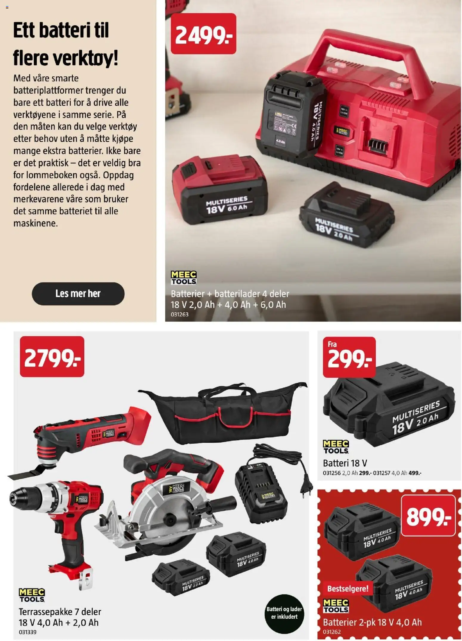 {H1} | Side: 38 | Produkter: Verktøy, Batterier, Batteri