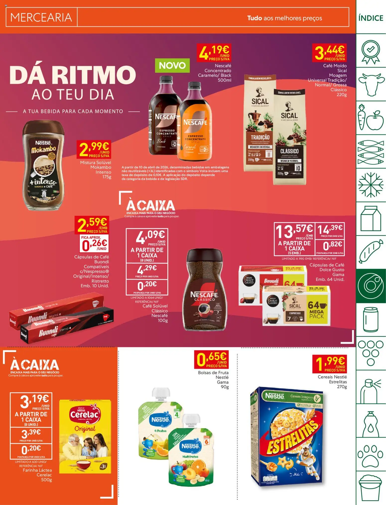 Recheio folheto Madeira │ válido de 20/10/2026 | Página: 17 | Produtos: Nestlé, Mel, Dolce gusto, Bebida