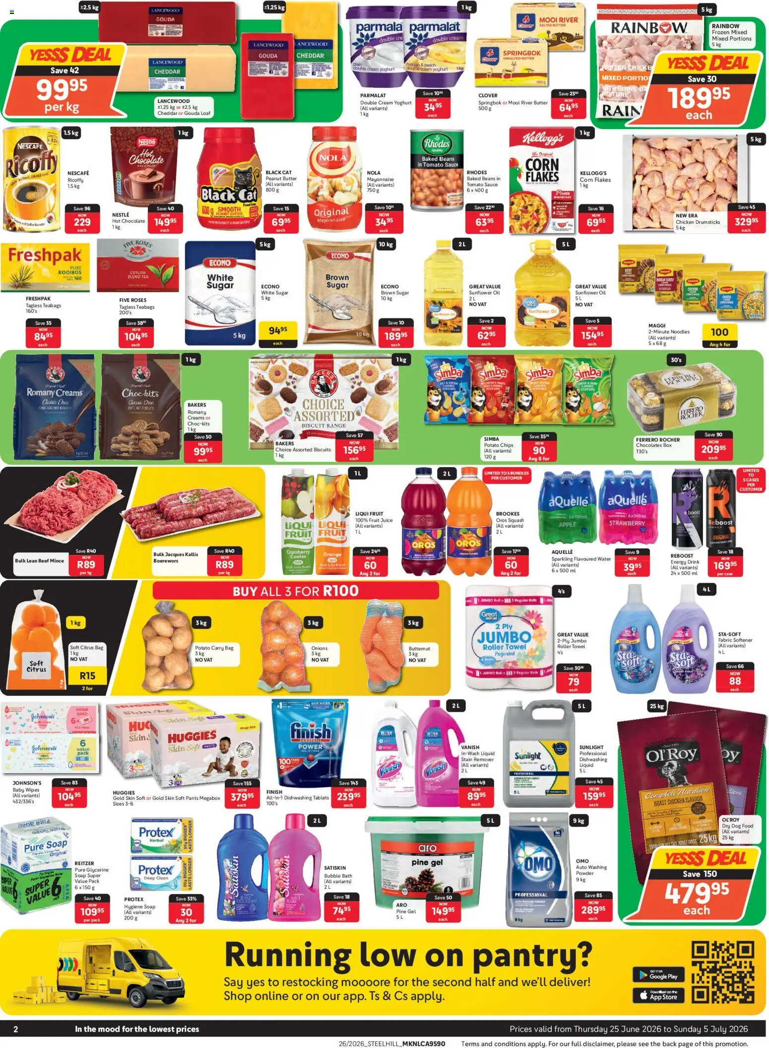 New Makro catalogue – valid from 25/06/2026 | Page: 2 | Products: Case, Tea, Flakes, Onions