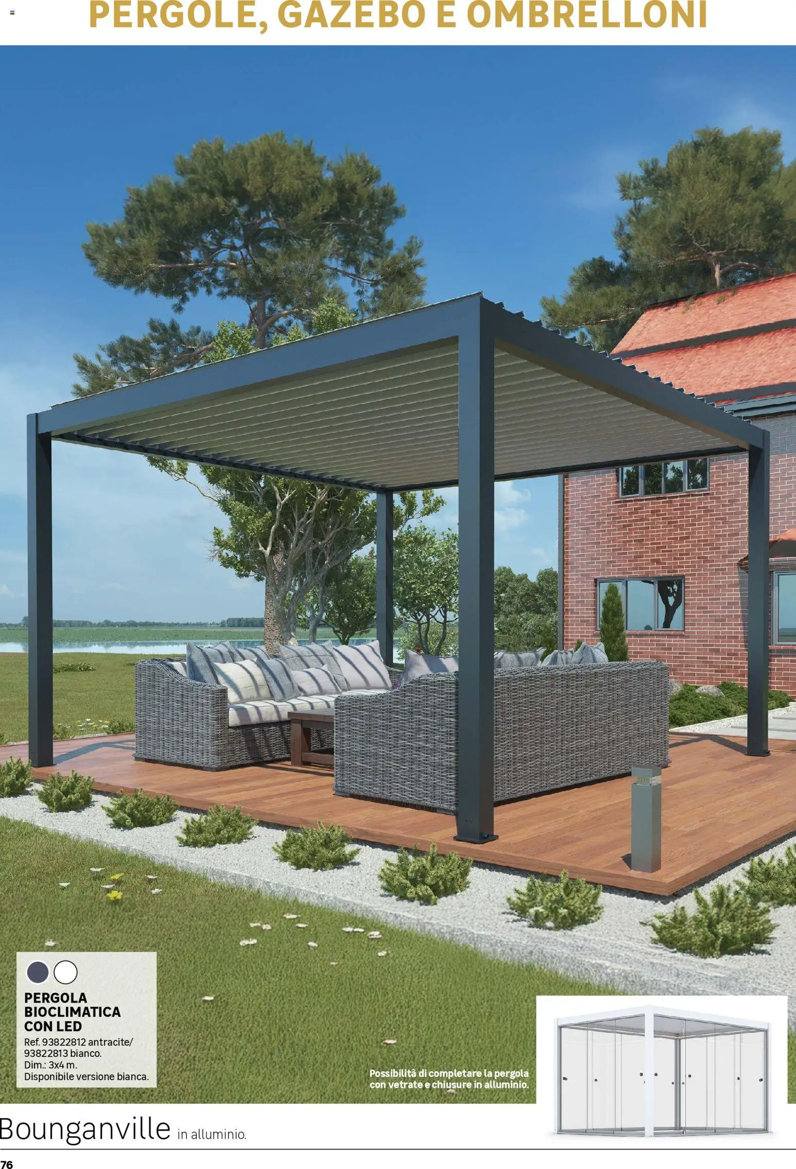 Volantino Leroy Merlin del 01/04/2026 | Pagina: 76 | Prodotti: Gazebo, Pergola