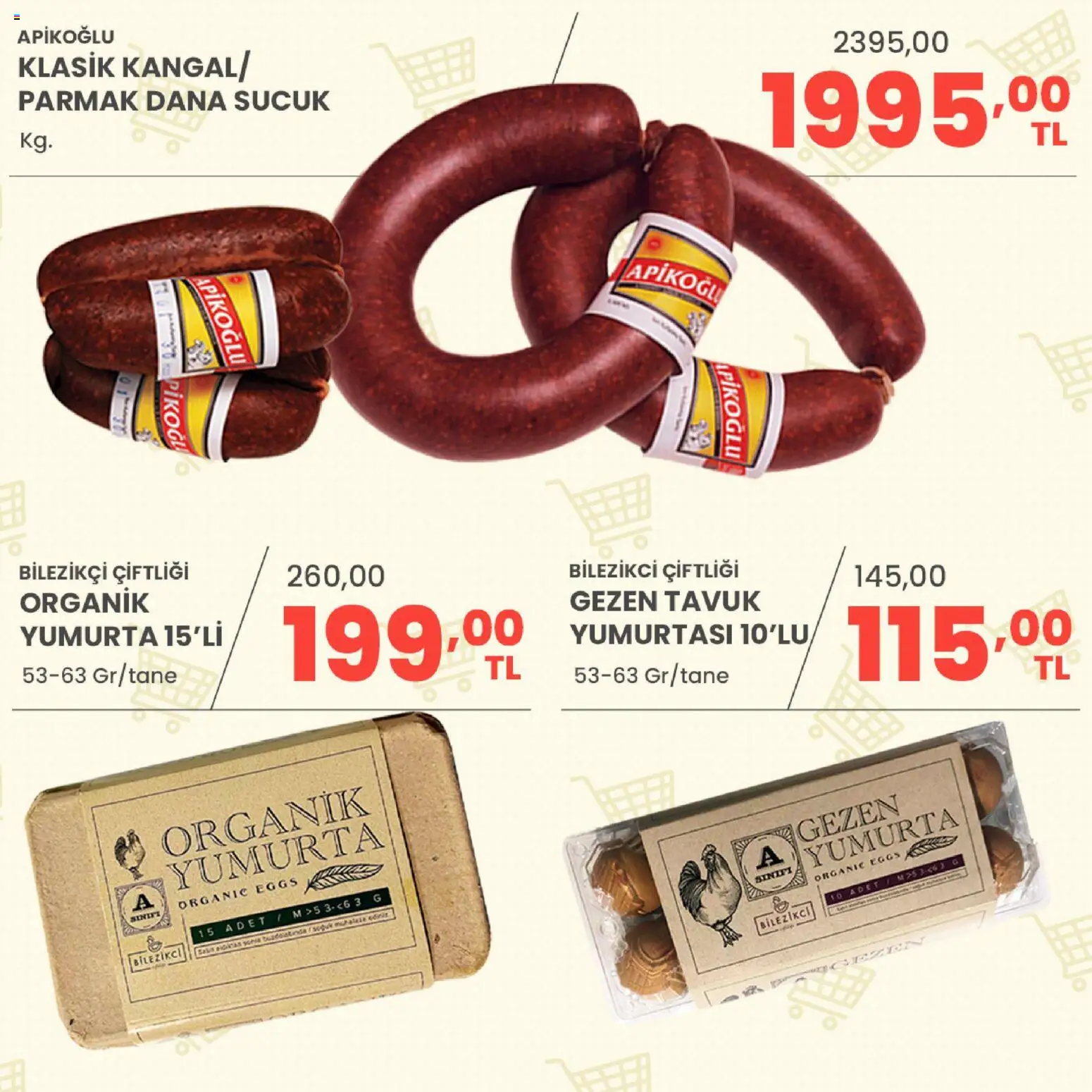 Sarıyer Katalog - 10 Temmuz 2026 tarihinden itibaren geçerlidir | Sayfa: 5 | Ürünler: Yumurta, Sucuk