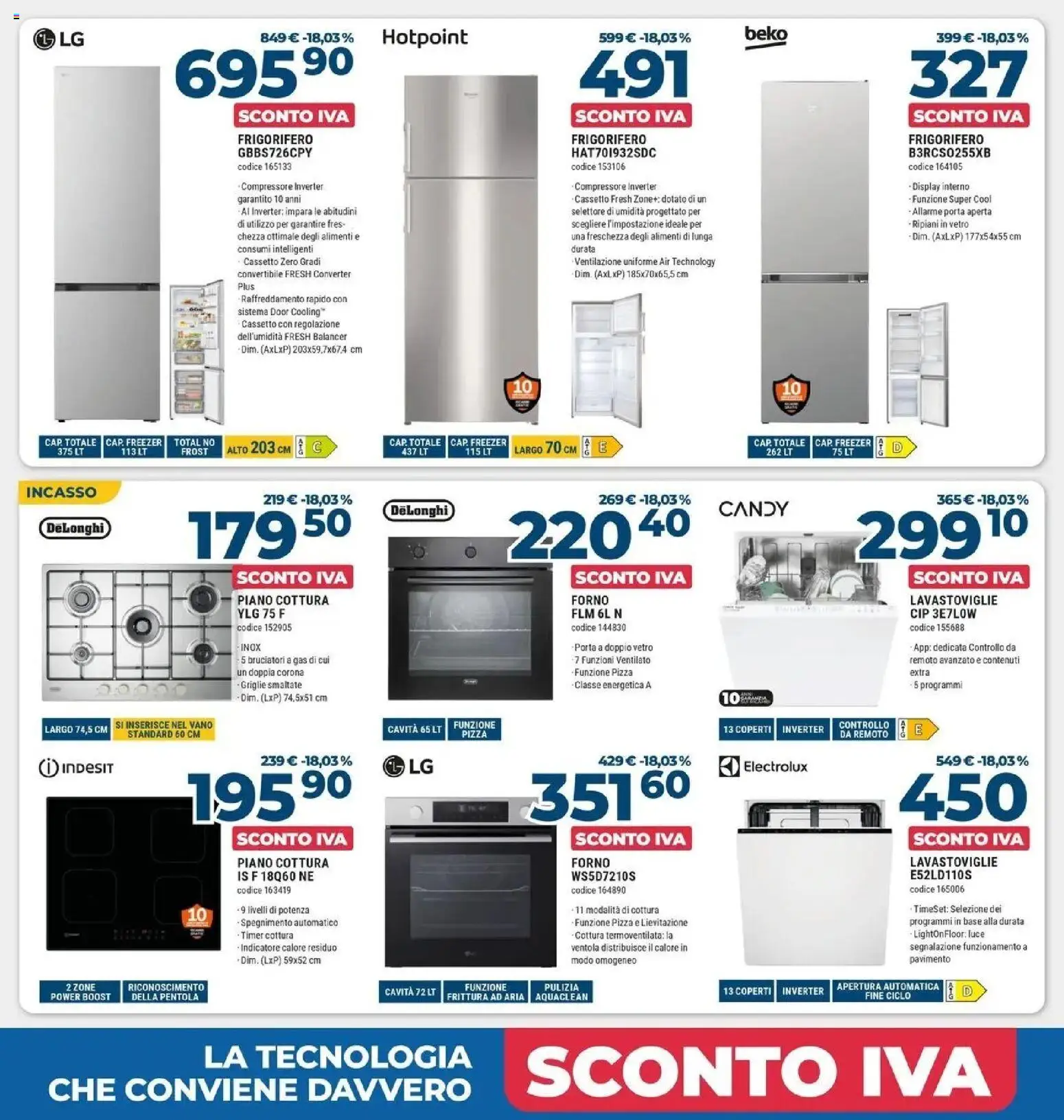 ﻿Trony volantino dal ﻿31/07/2026﻿ > ﻿Anteprima | Pagina: 3 | Prodotti: Pizza, Pavimento, Compressore, Frigorifero