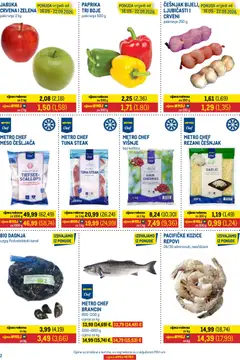Metro Katalog - Pregled kataloga iz trgovine Metro, vrijedi od 16.09.2026 | Stranica: 2 | Proizvodi: Paprika, Češnjak, Tuna, Jabuka