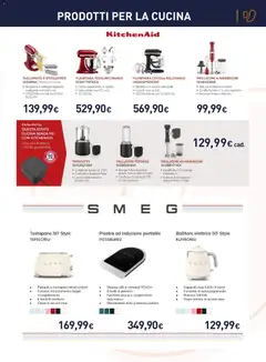 Anteprima del volantino Unieuro volantino Cucina valido a partire dal 11/06/2026 | Pagina: 4 | Prodotti: Frullatore, Tagliatelle, Tritatutto, Frullatore ad immersione