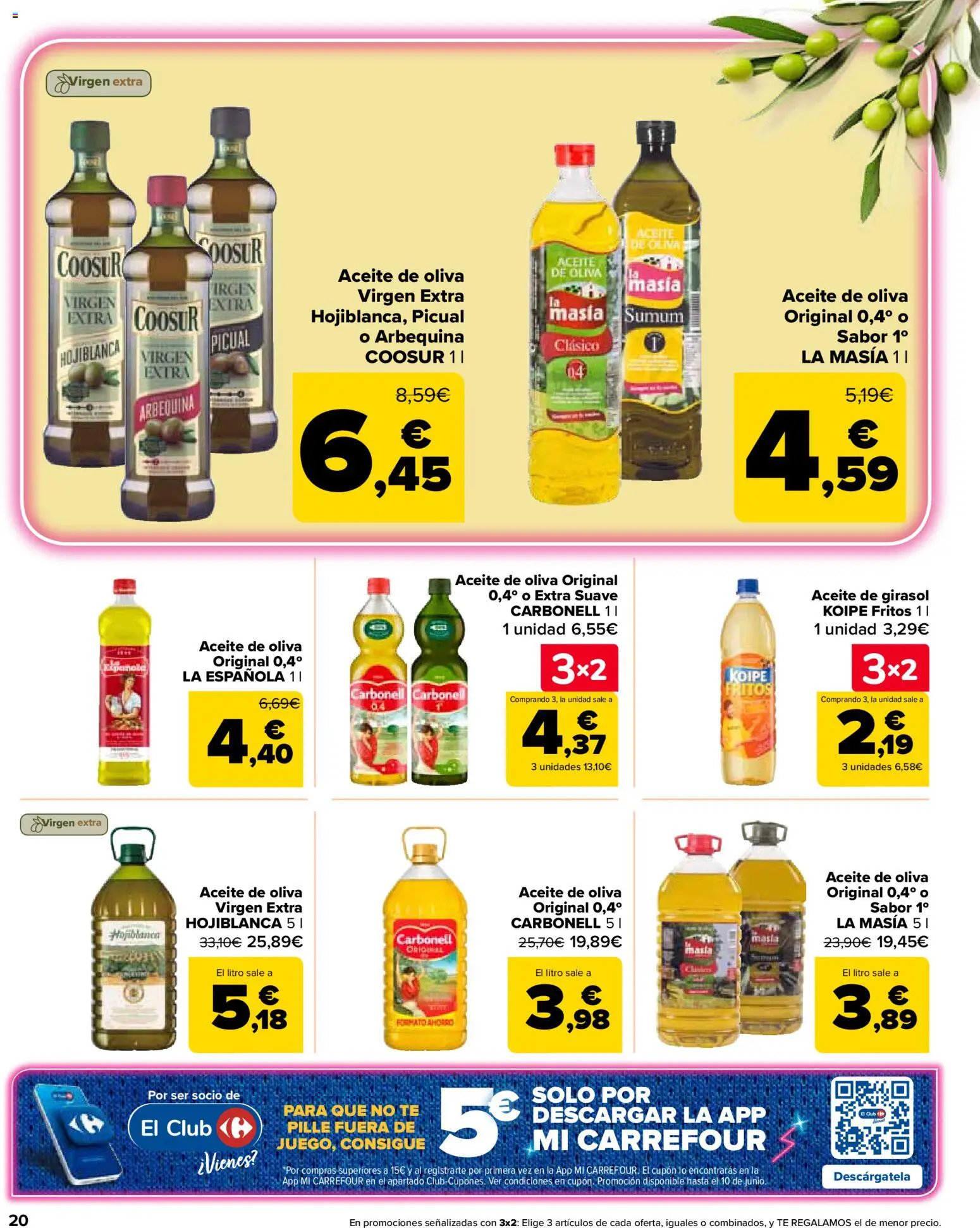 Carrefour Market folleto │ válido desde el 26.05.2026 | Página: 20 | Productos: Aceite, Té, Aceite de oliva, Aceite de girasol