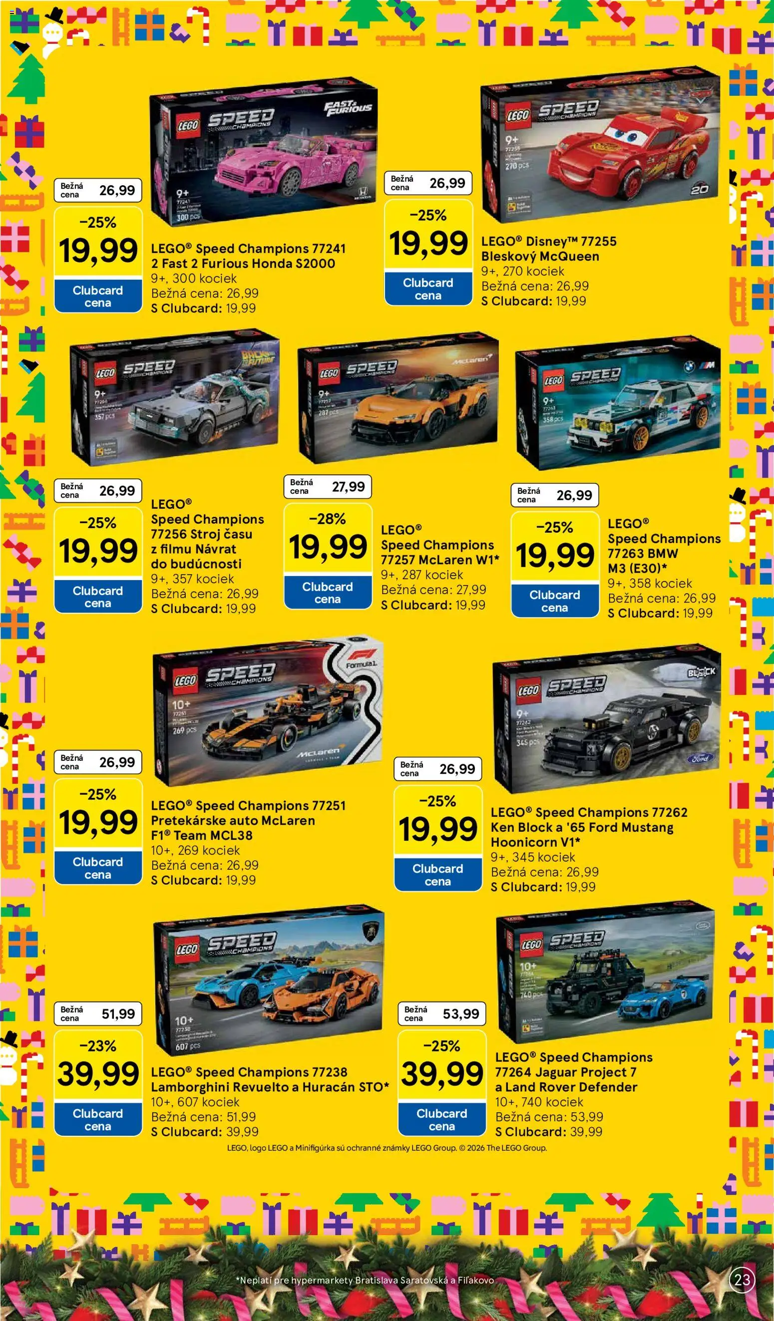 Nové Tesco akcie – leták je platný od 26.10.2026 | Strana: 23 | Produkty: LEGO