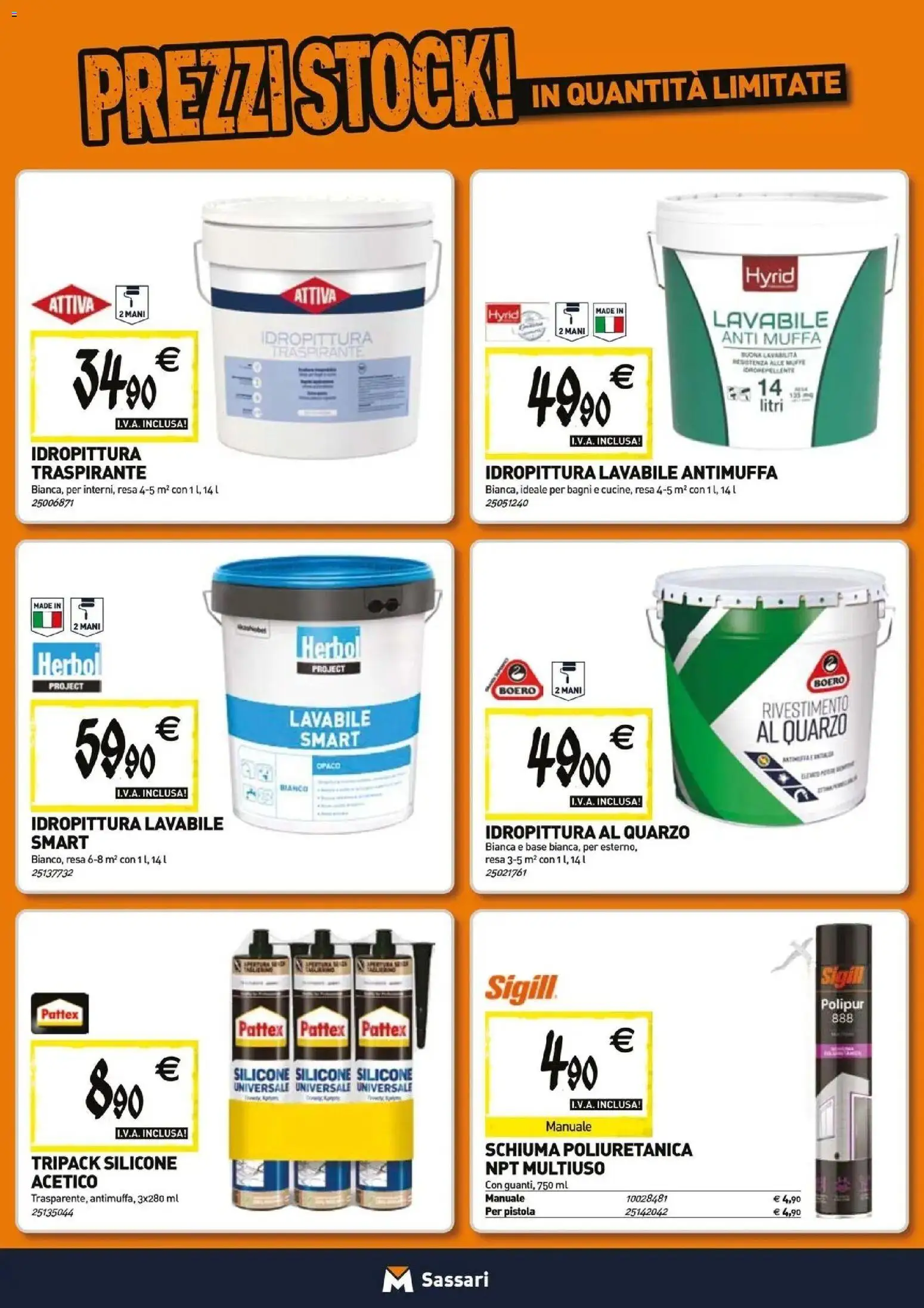 Nuovo TECNOMAT catalogo Sassari dal 27/08/2026 > offerte anteprima 🛍️ | Pagina: 13 | Prodotti: Schiuma, Silicone