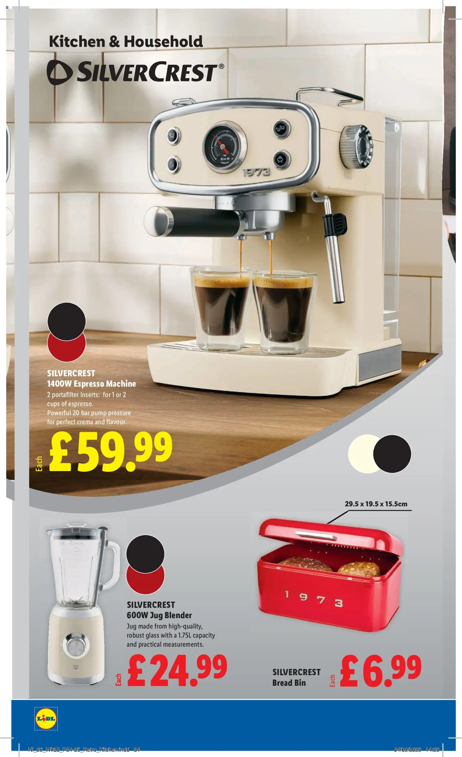 {H1} | Page: 24 | Products: Kitchen, Blender, Bread, Bin