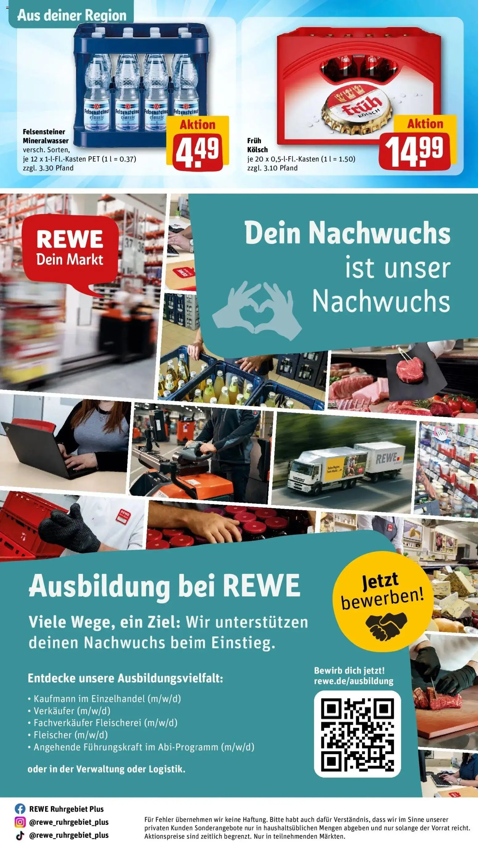 REWE Prospekt ab 24.08.2026 zum Blättern » Angebote | Seite: 28 | Produkte: Mineralwasser