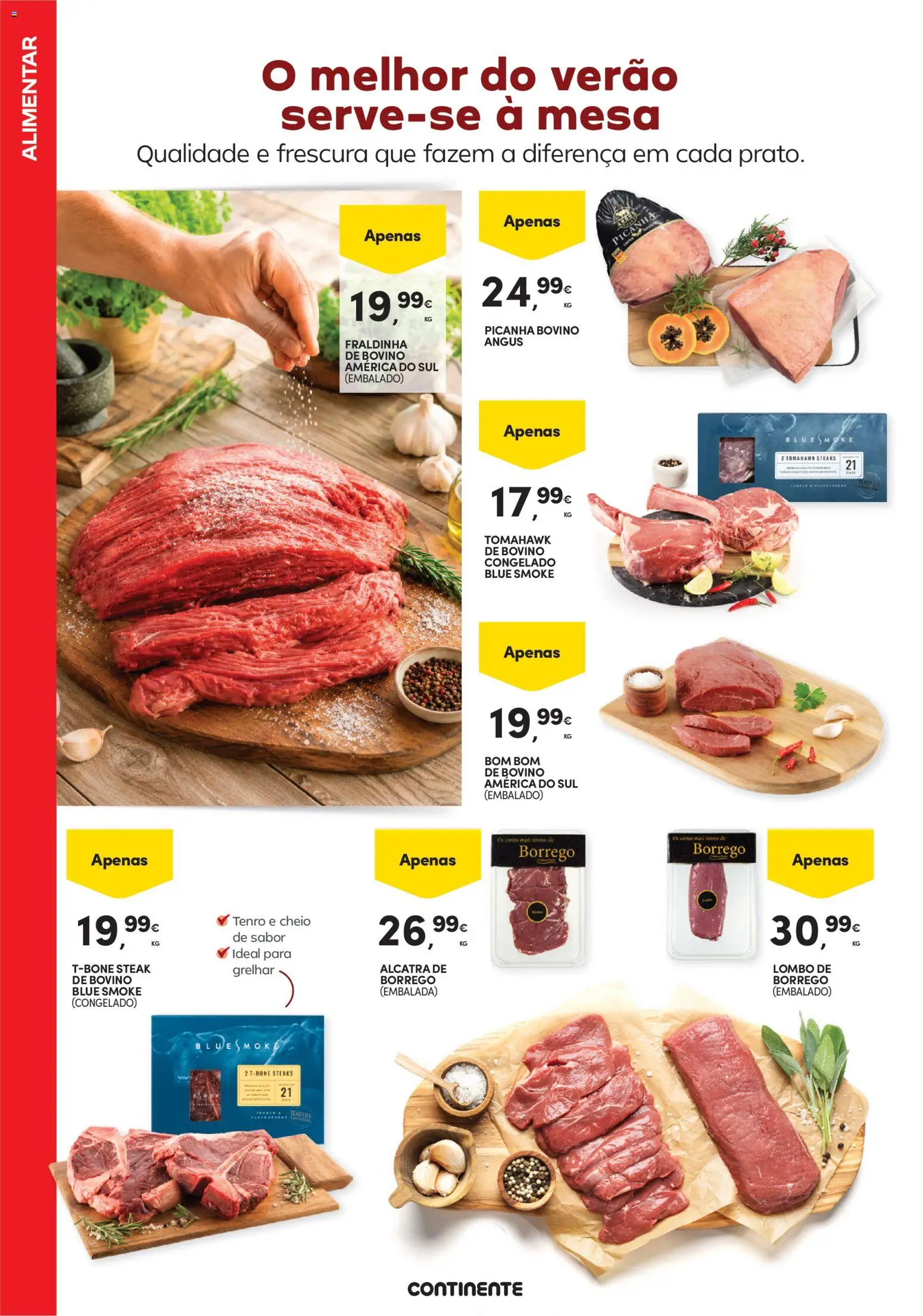 Continente - Férias de Verão  Abre espaço para a distração │ válido de 23/06/2026 | Página: 26 | Produtos: Mesa, Lombo