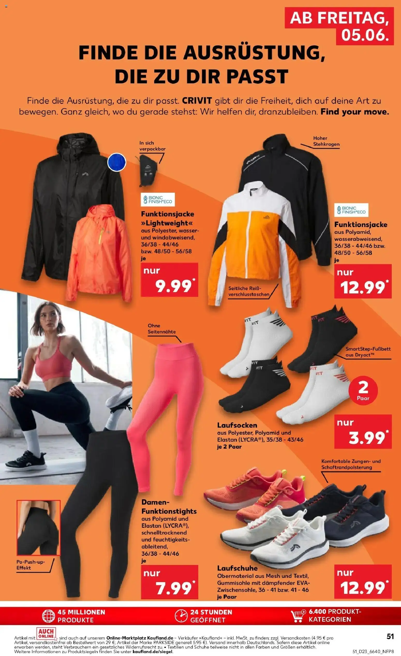 Kaufland Prospekt Freising – gültig ab 04.06.2026 | Seite: 51 | Produkte: Laufschuhe, Wasser