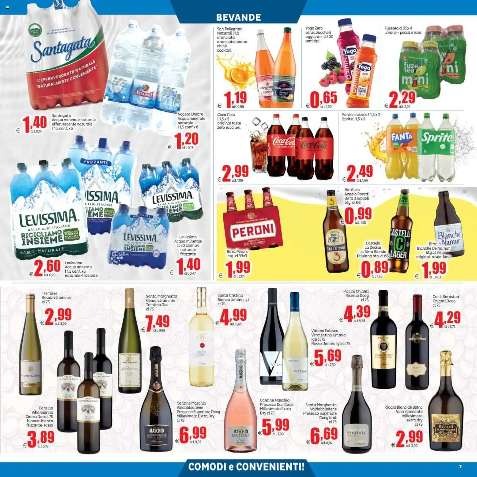 Volantino Elite Supermercati del 22.05.2026 | Pagina: 7 | Prodotti: Prosecco, Acqua, Limone, Spumante
