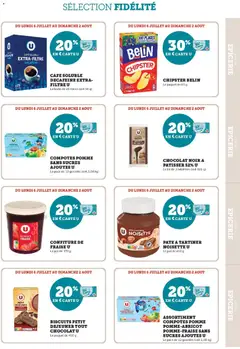Super U - Prévisualisation de Super U - Ma sélection Carte U Juillet valide à partir de 06/07/2026 | Page: 19 | Produits: Filtre, Café soluble, Café, Biscuits