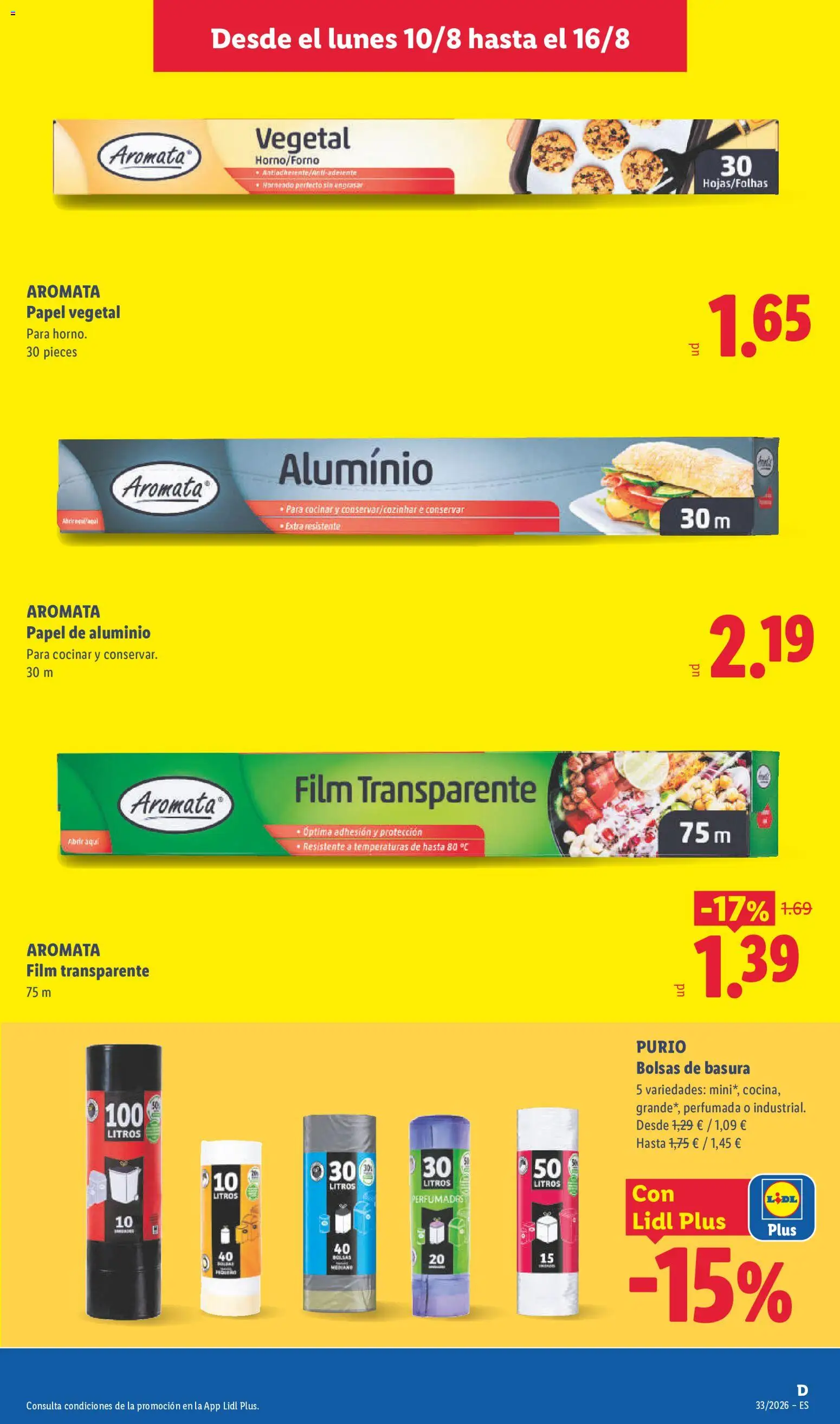 Lidl folleto │ válido desde el 10/08/2026 | Página: 33