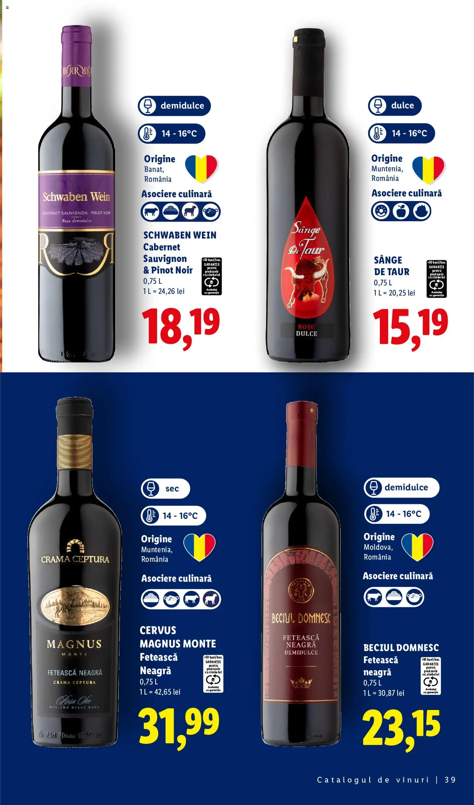 Noul catalog Lidl – valabil de la 28.09.2026 | Pagină: 39 | Produse: Sauvignon