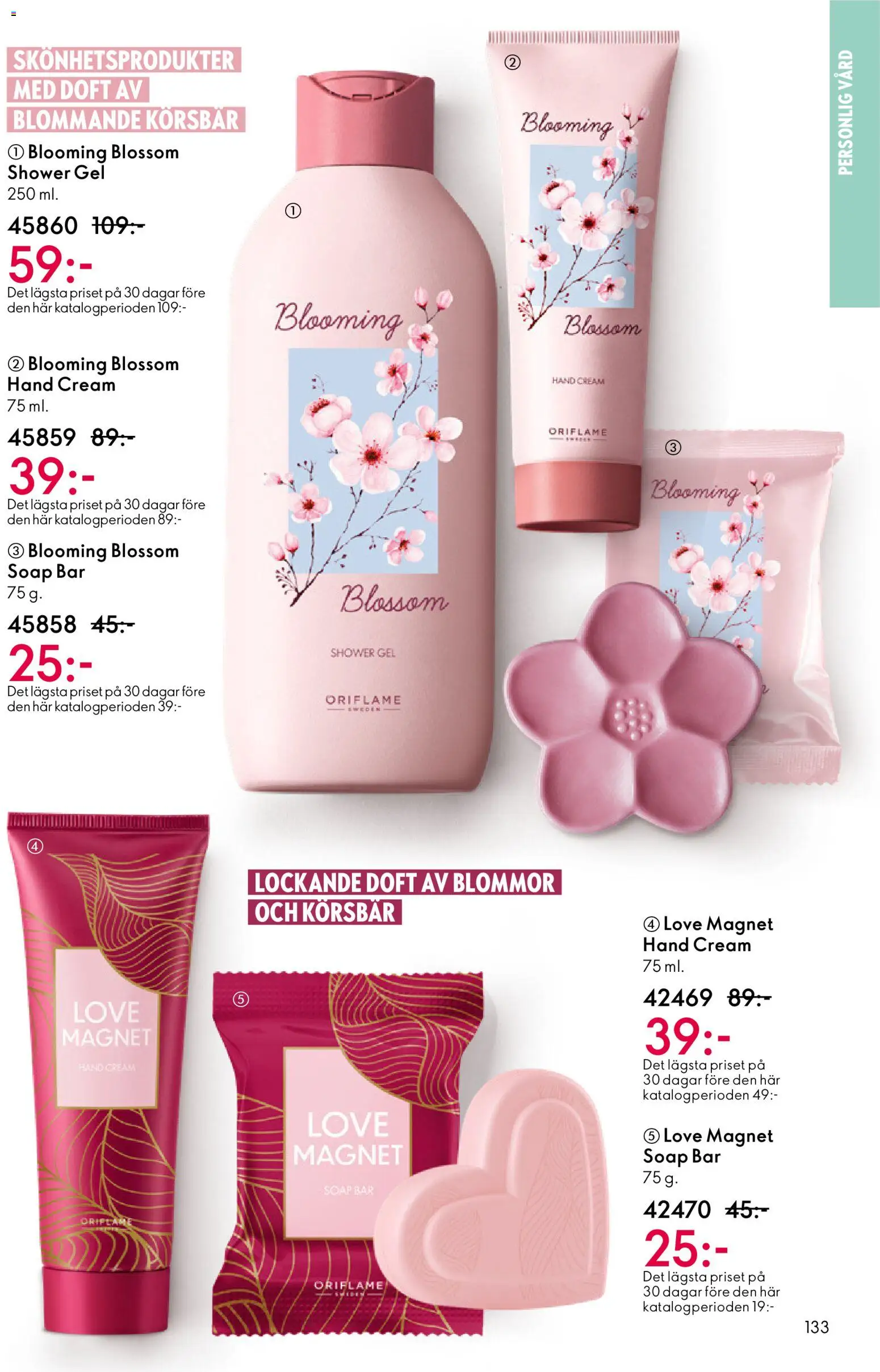 Oriflame reklamblad aktuell från 11.03.2026 | Sida: 133 | Produkter: Doft, Körsbär, Magnet