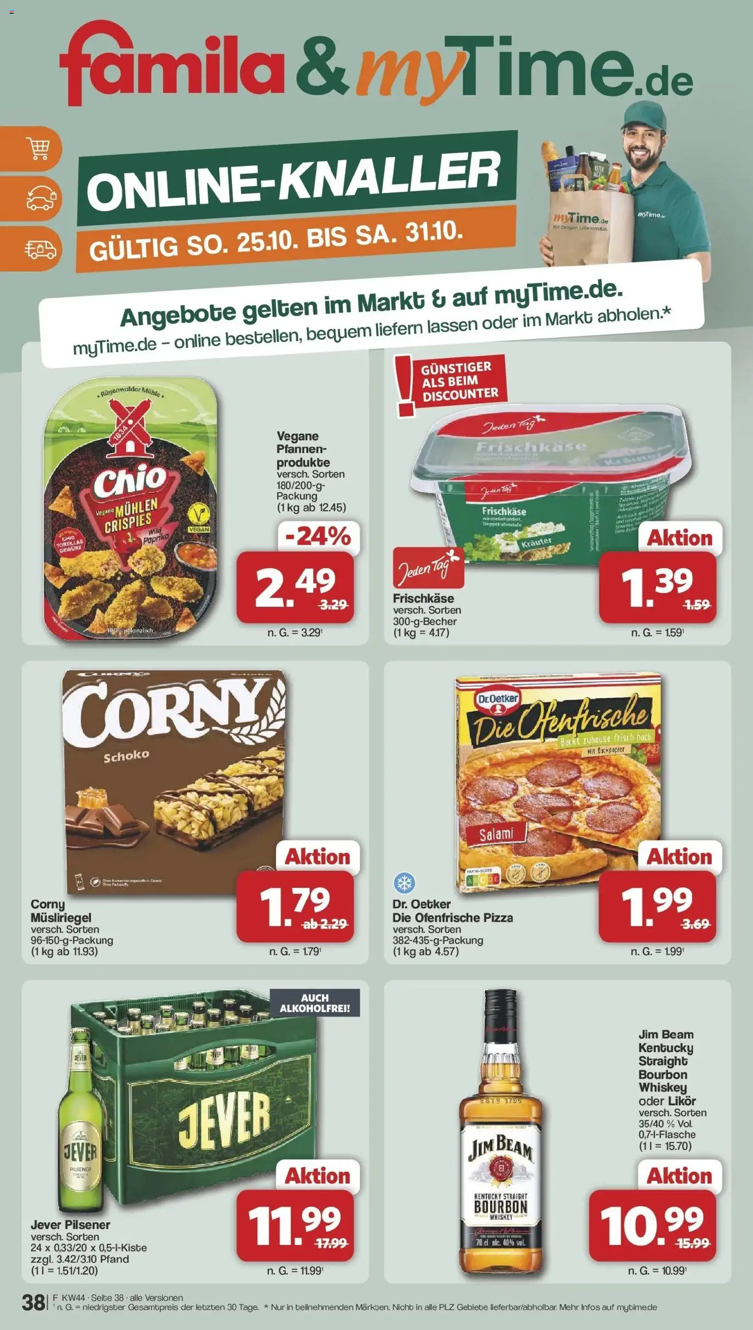 Famila Nordwest - Famila: Wochenangebote – gültig ab 26.10.2026 | Seite: 40 | Produkte: Likör, Ofenfrische, Pizza, Whiskey