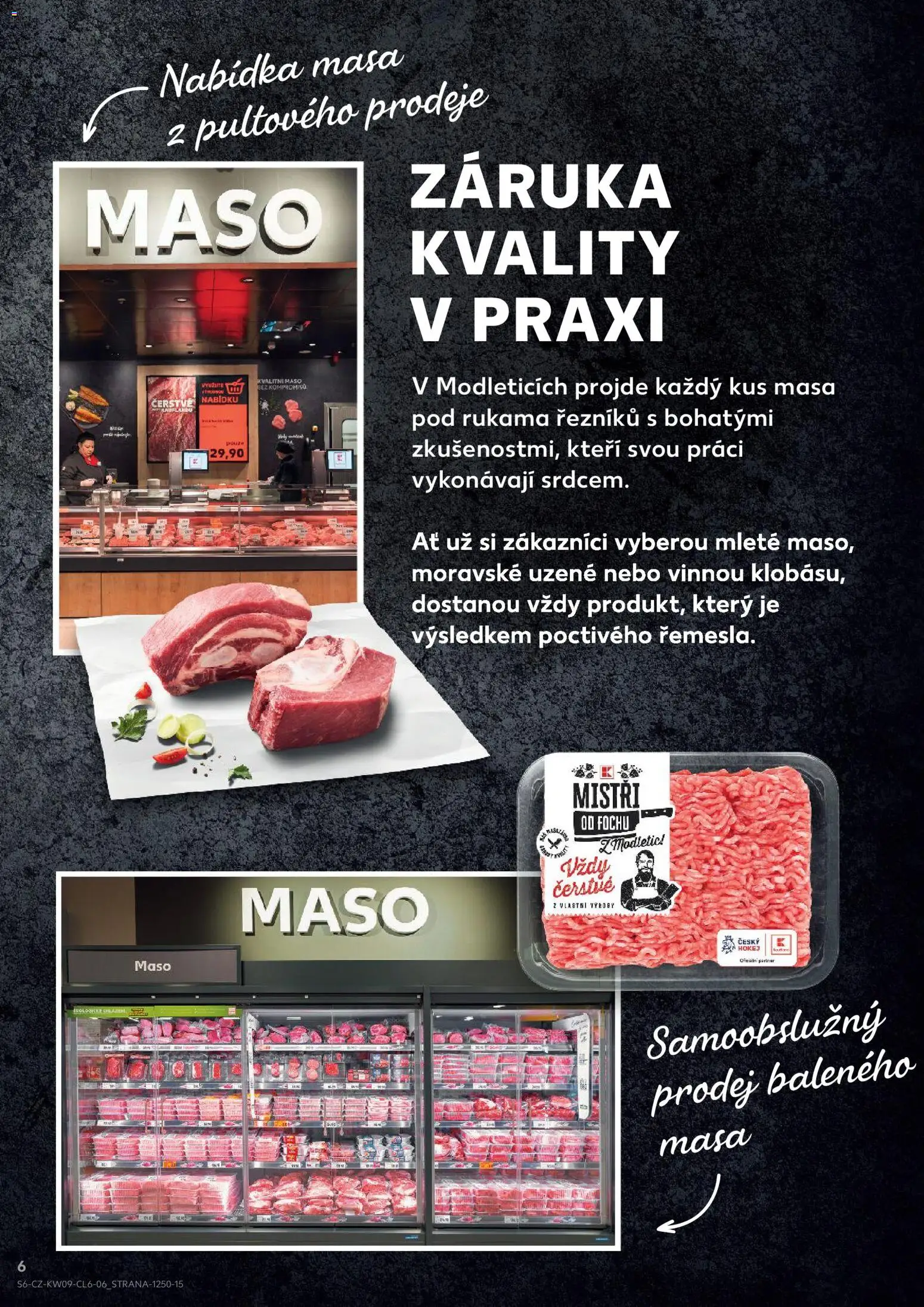 Kaufland leták - Praha 8 od 23.02.2026 | Strana: 6 | Produkty: Moravské uzené, Maso