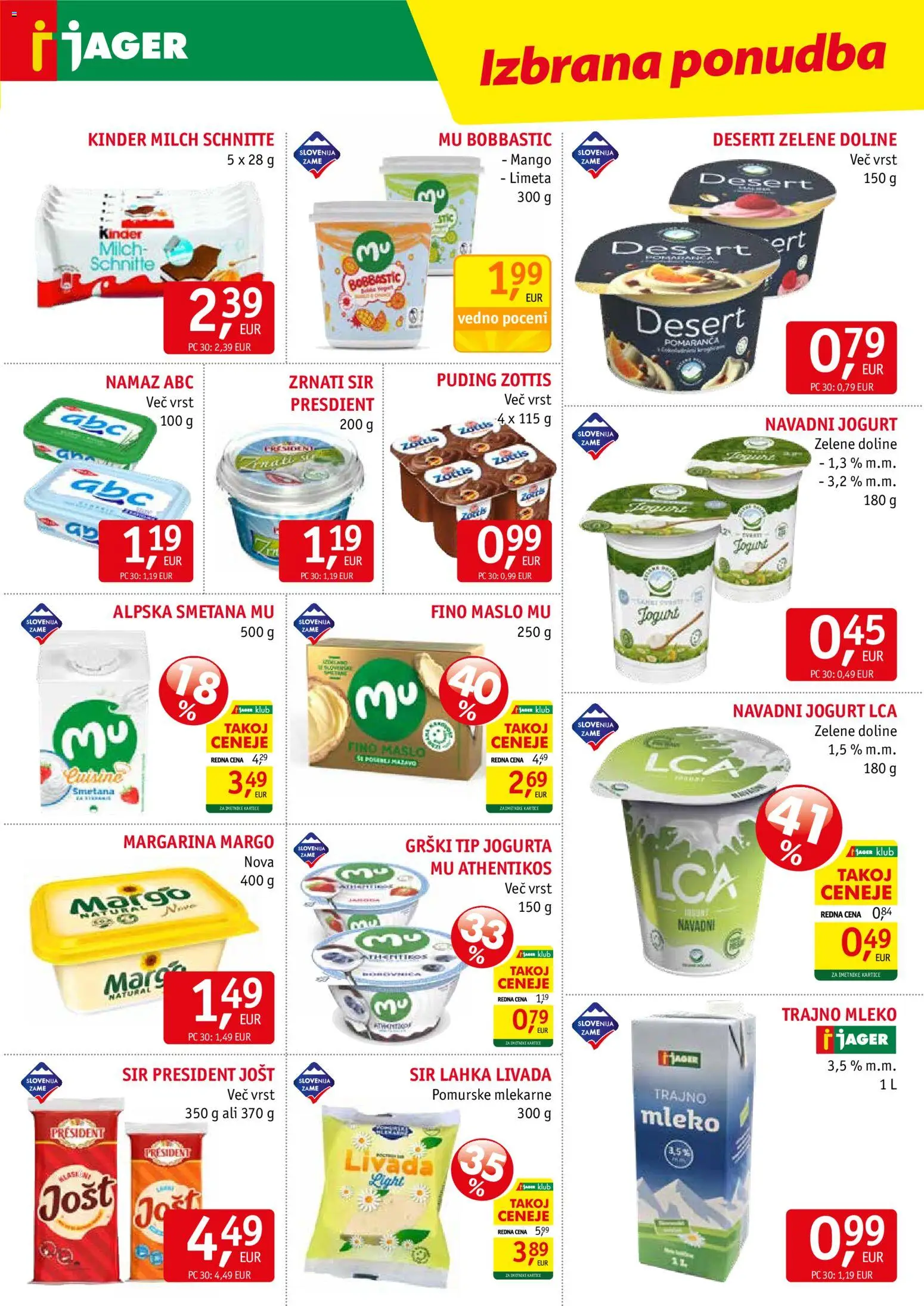 Novi Jager katalog ponudbe – veljaven od 30.09.2026 | Stran: 5