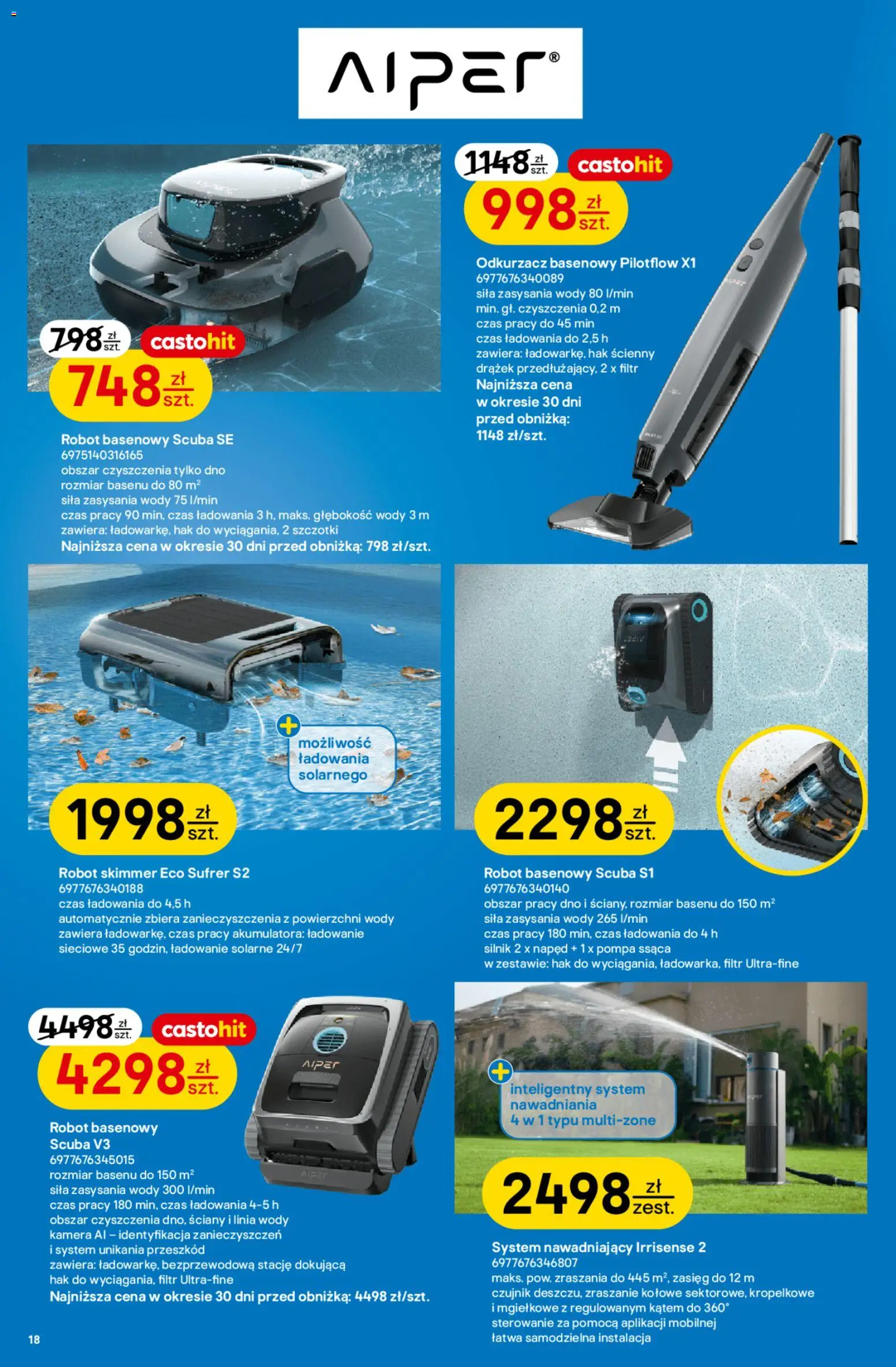 Castorama gazetka od 10.06.2026 | Strona: 18 | Produkty: Odkurzacz, Robot