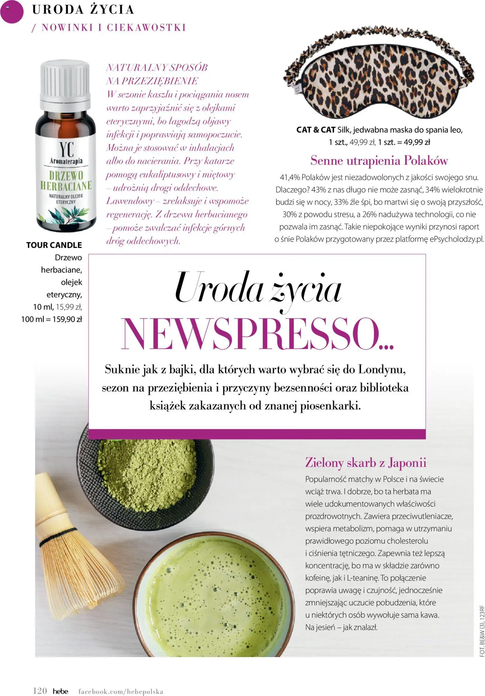 Hebe gazetka - Magazyn od 01.09.2026 | Strona: 120 | Produkty: Biblioteka, Herbata, Maska