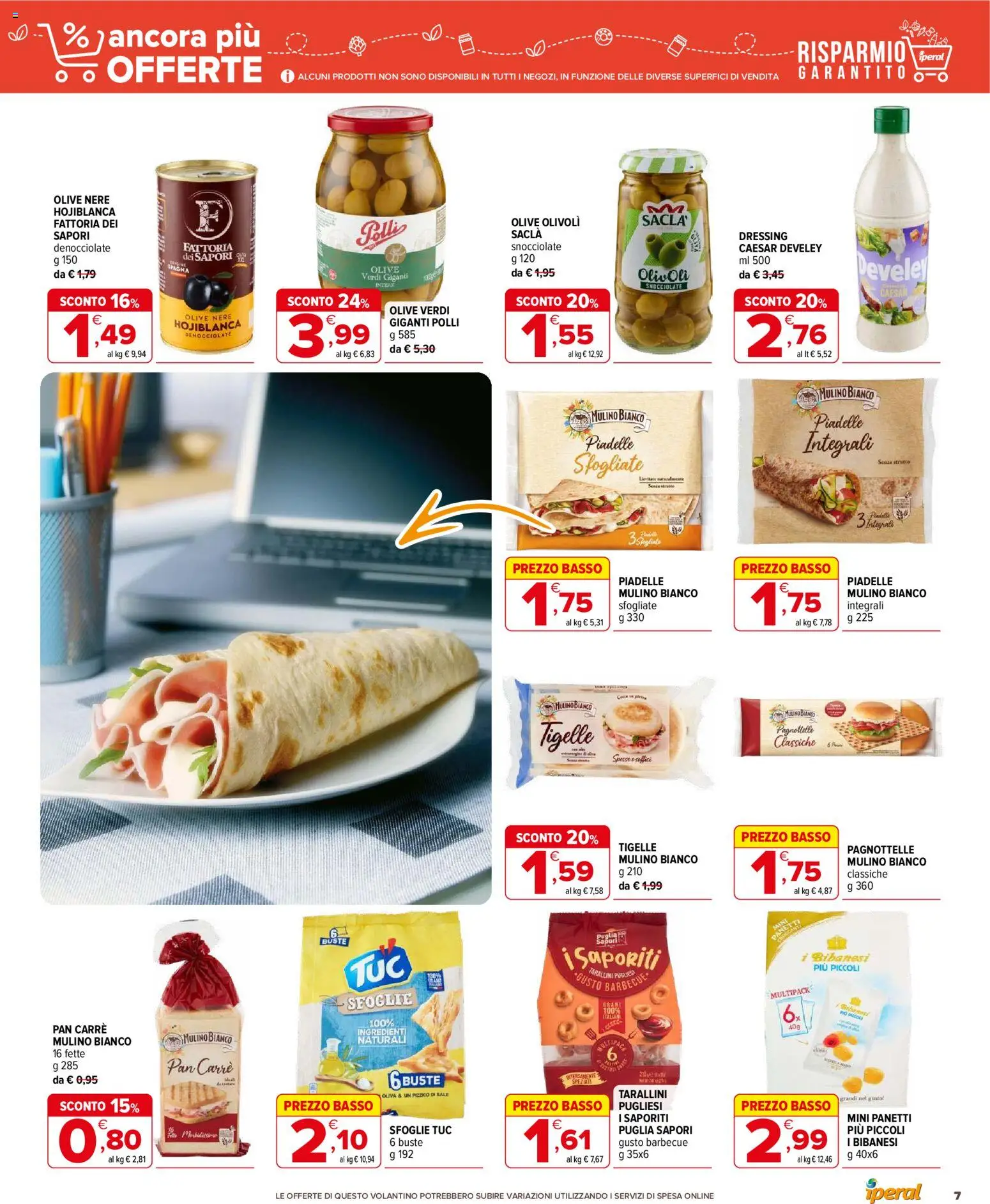 Volantino Iperal del 15/07/2026 | Pagina: 7 | Prodotti: Sale, Barbecue, Olive