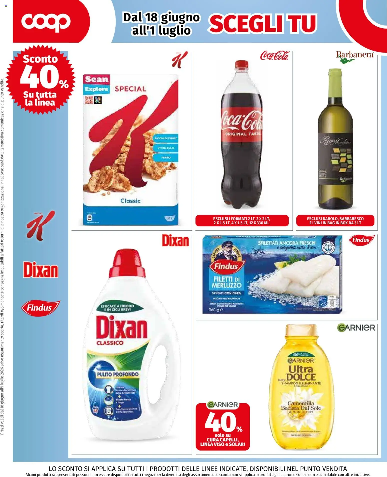 Volantino COOP del 18.06.2026 | Pagina: 4 | Prodotti: Shampoo, Merluzzo, Data