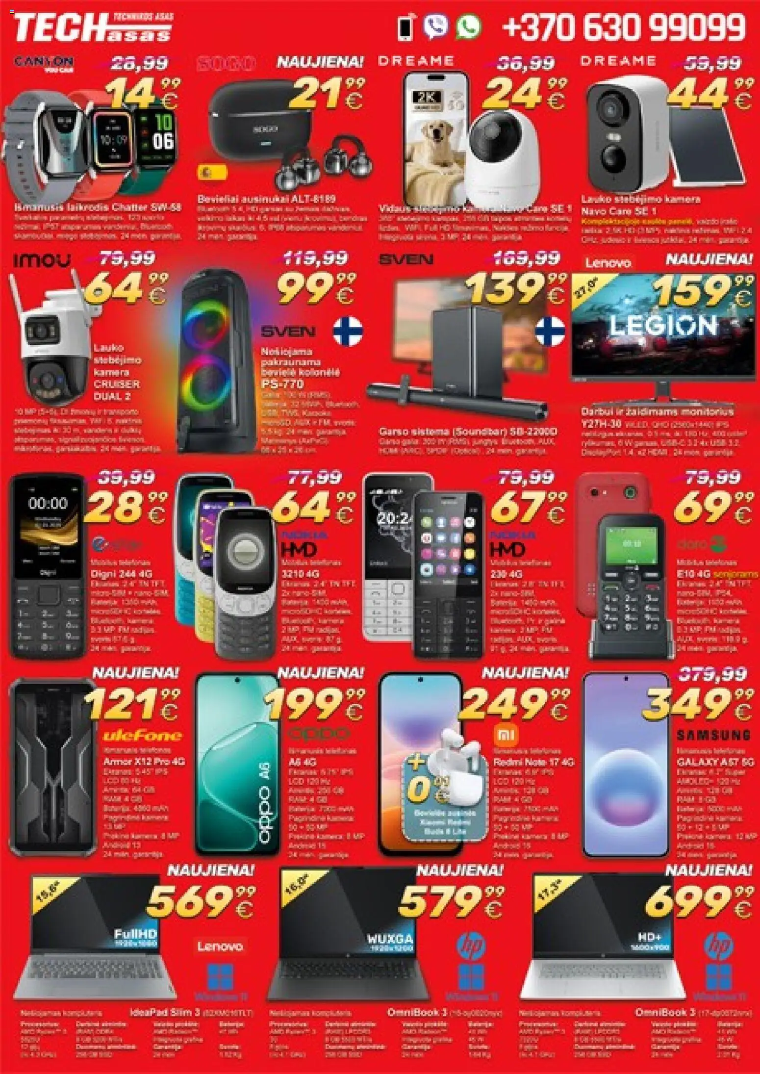 TECHasas akcijos nuo 2026.10.08 | Puslapis: 4 | Prekių: Monitorius