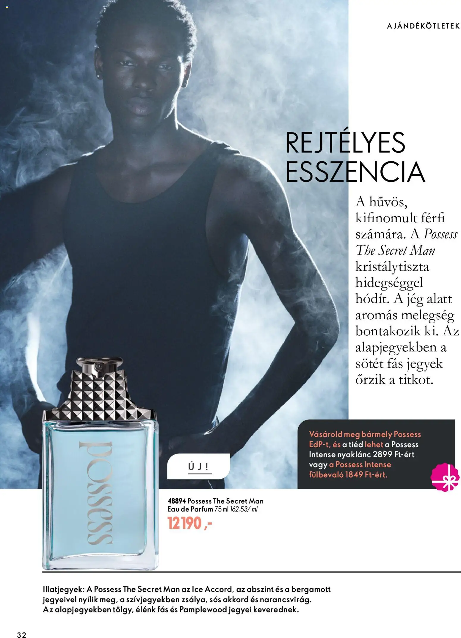 Oriflame akciós ujság - amely érvényes a következő dátumtól: 2026.11.11. | Oldal: 32 | Termékek: Jég, Parfüm