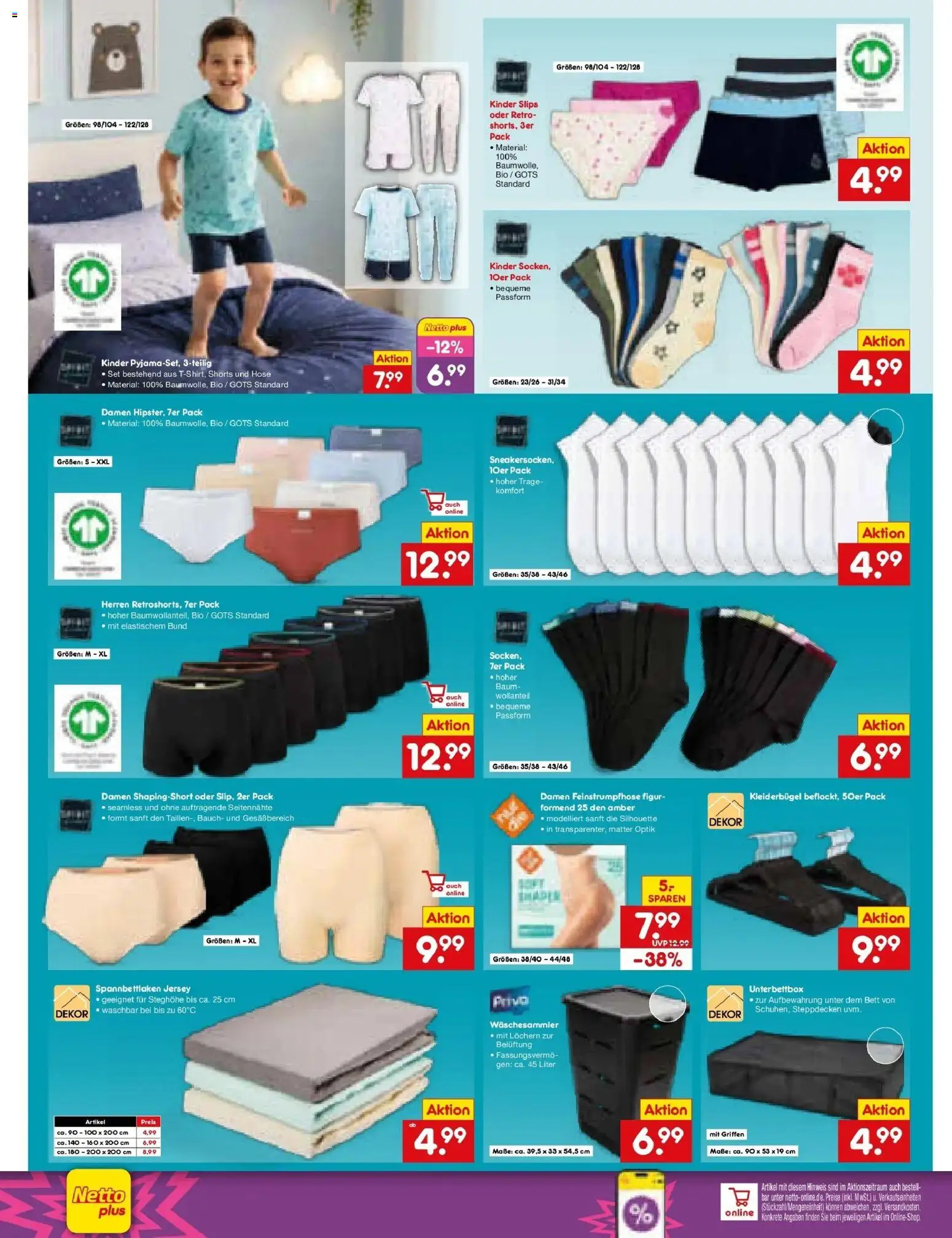 Netto Marken-Discount Prospekt Katzweiler (ab 10.08.2026) » Angebote | Seite: 42 | Produkte: Bett, Kleiderbügel, Hose