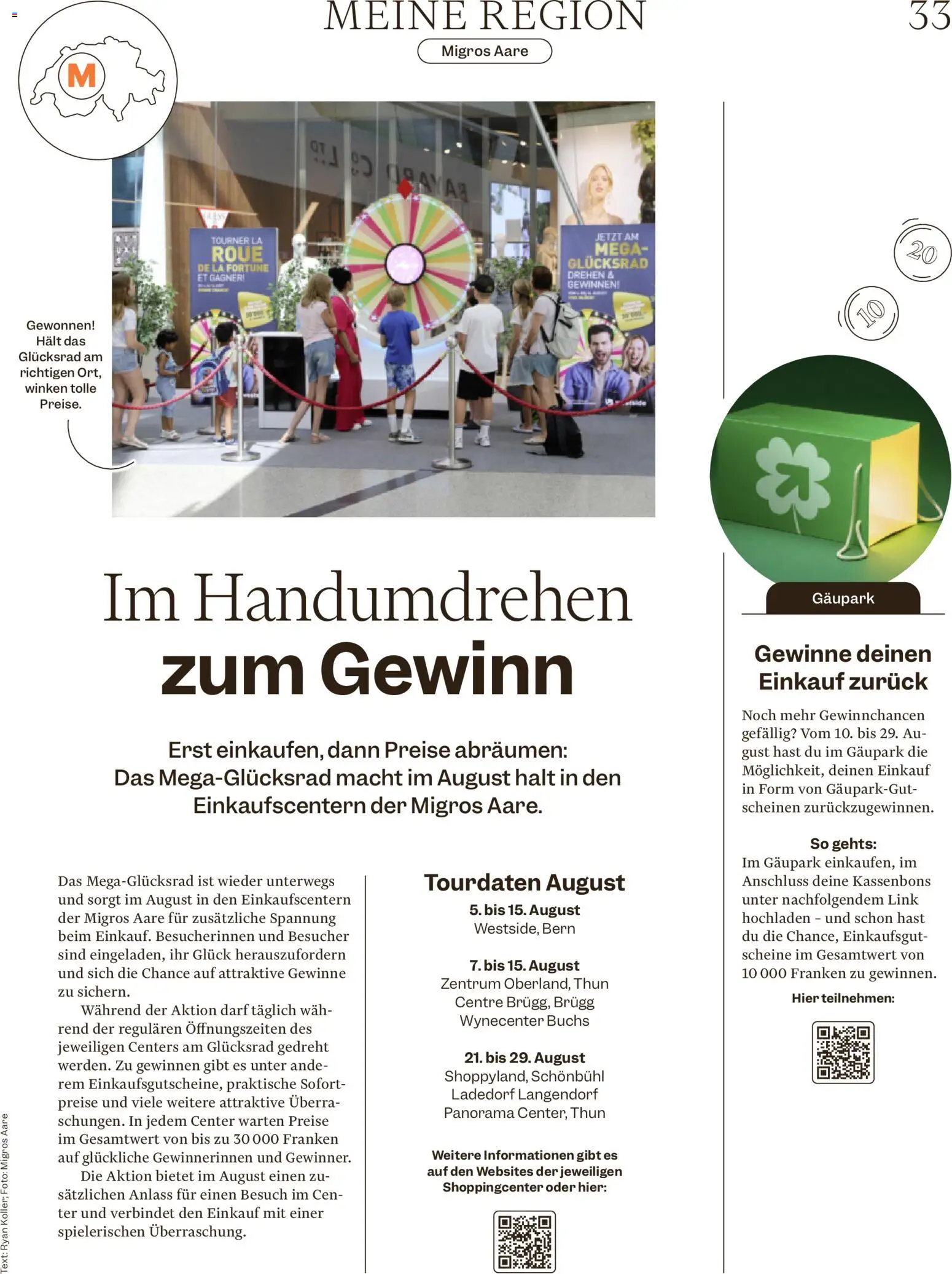 Migros aktionen Magazin – gültig ab 12.08.2026 | Seite: 33