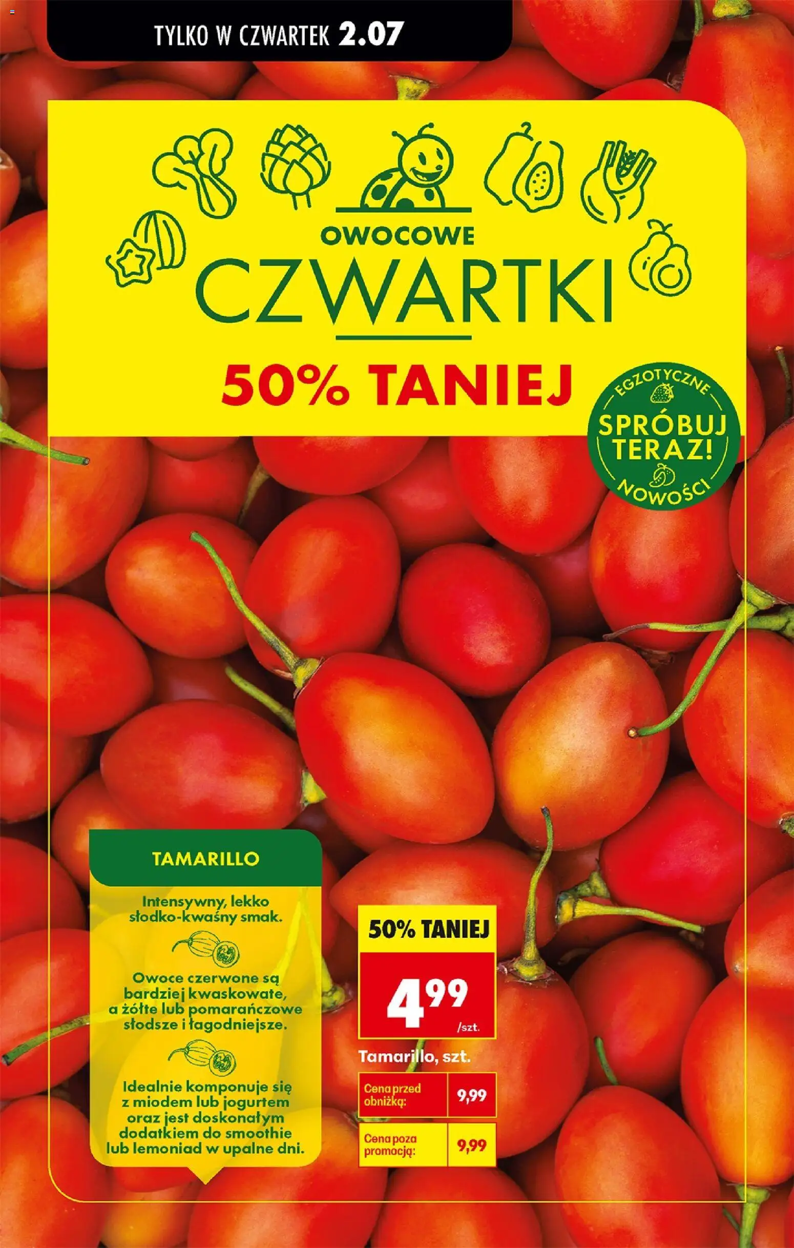 Biedronka gazetka od czwartku od 02.07.2026 | Strona: 20 | Produkty: Smoothie, Owoce