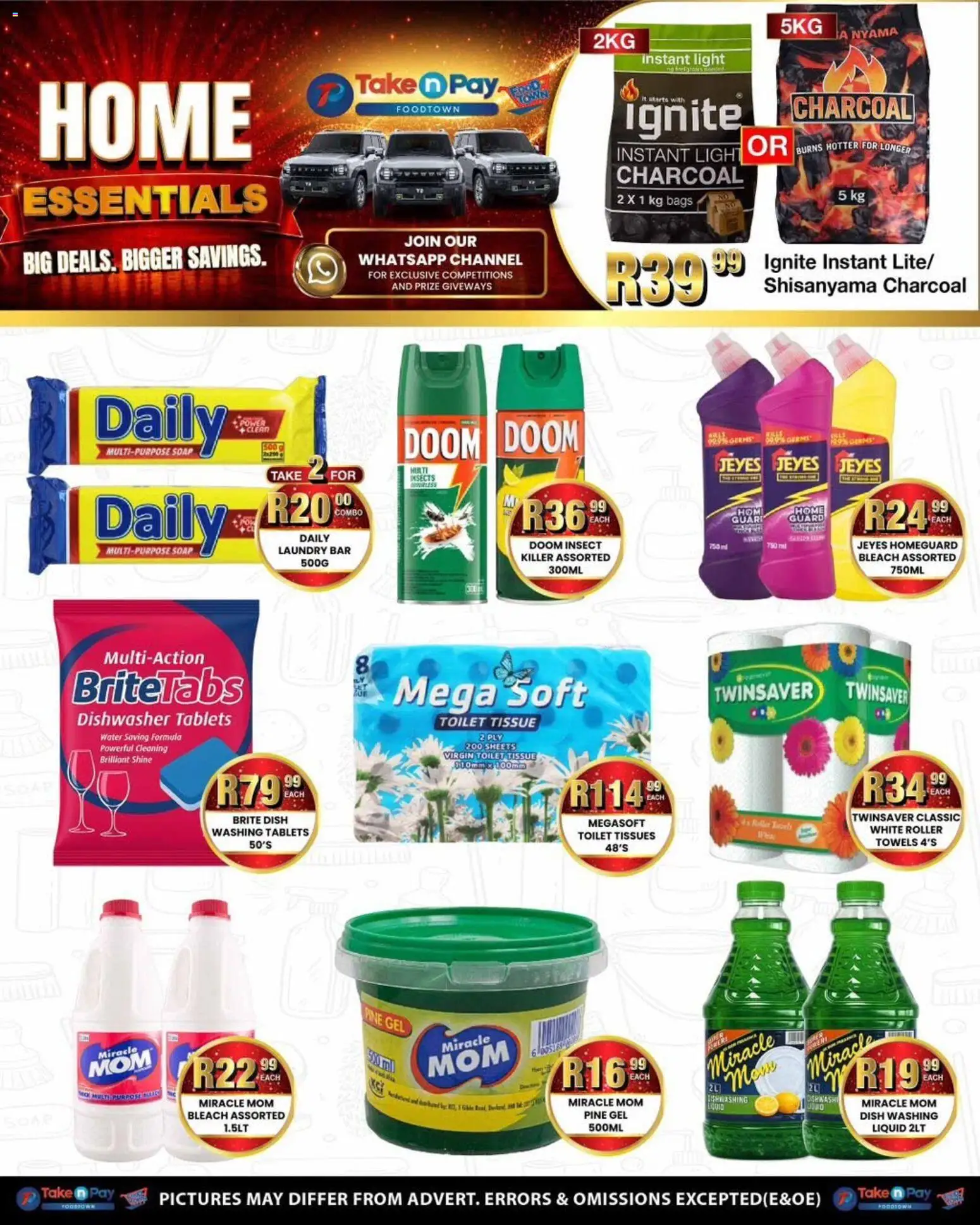 New Take n Pay catalogue – valid from 29/06/2026 | Page: 40 | Products: Toilet, Soap, Dishwasher tablets, Tissues
