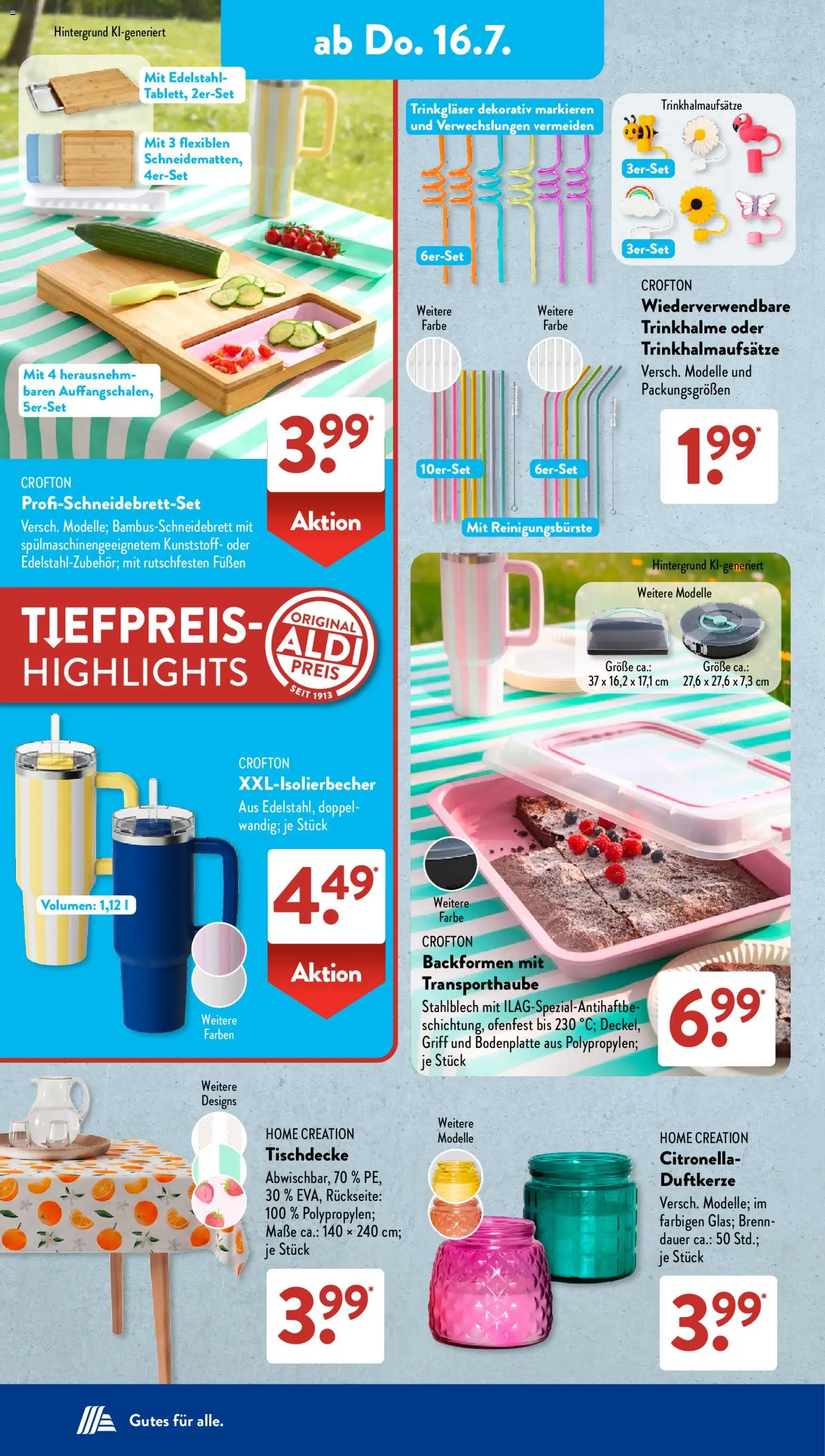Aldi Süd Prospekt – gültig ab 13.07.2026 | Seite: 9 | Produkte: Home creation