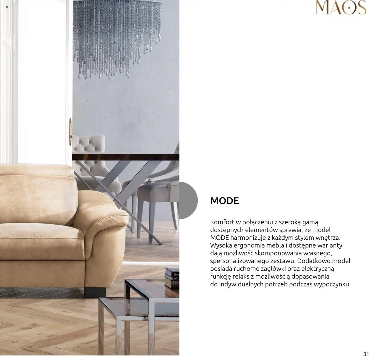 Black Red White Gazetka - Katalog mebli wypoczynkowych MAOS od 27.08.2024 | Strona: 31