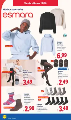 Vista previa ESMARA Medias calcetín, Por encima de la rodilla. 3 modelos. válido desde el 19/10/2026 | Página: 20 | Productos: Sudadera, Medias, Calcetines, Algodón