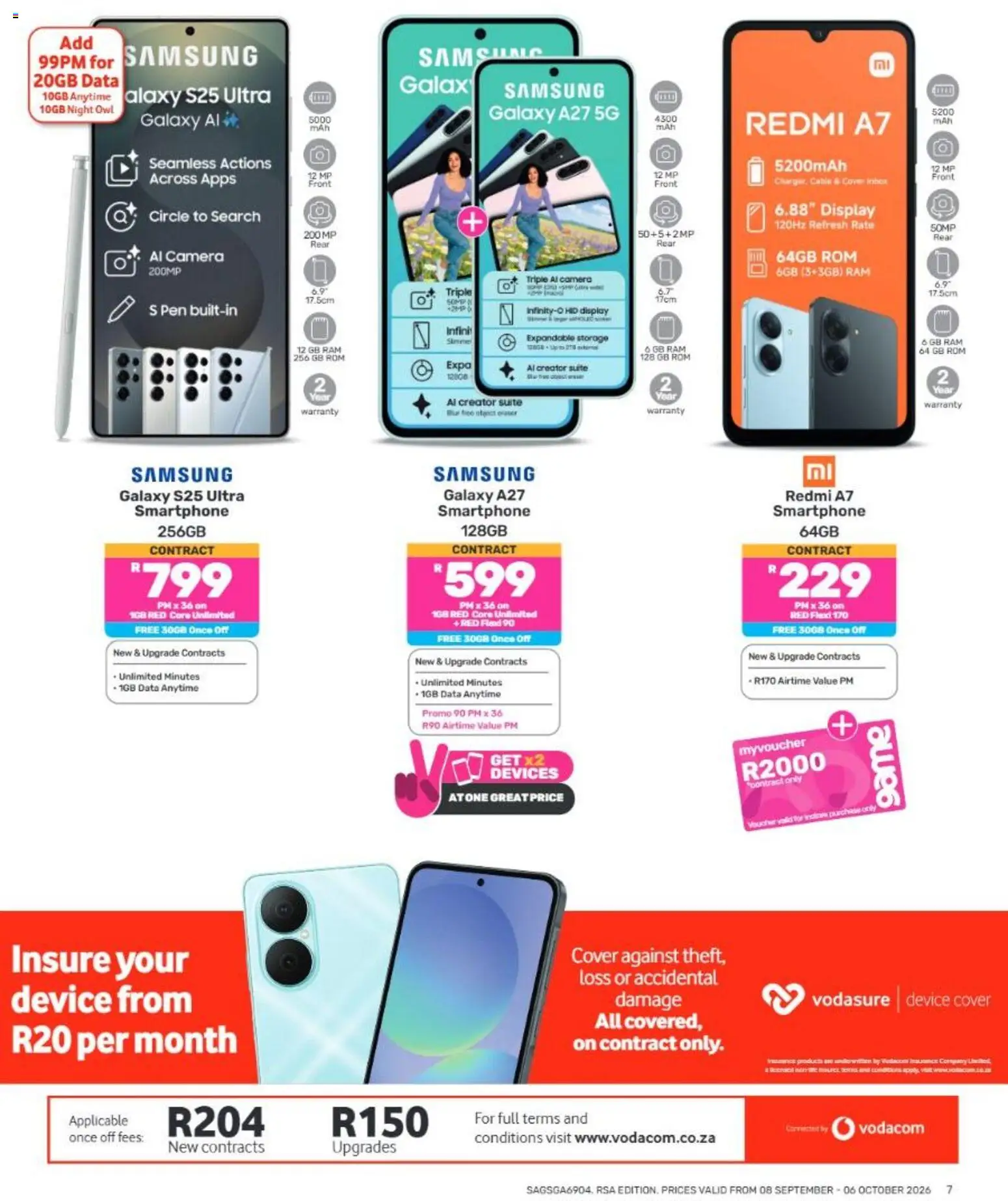 New Game catalogue – valid from 08/09/2026 | Page: 7 | Products: Smartphone, Camera, Cable, Pen