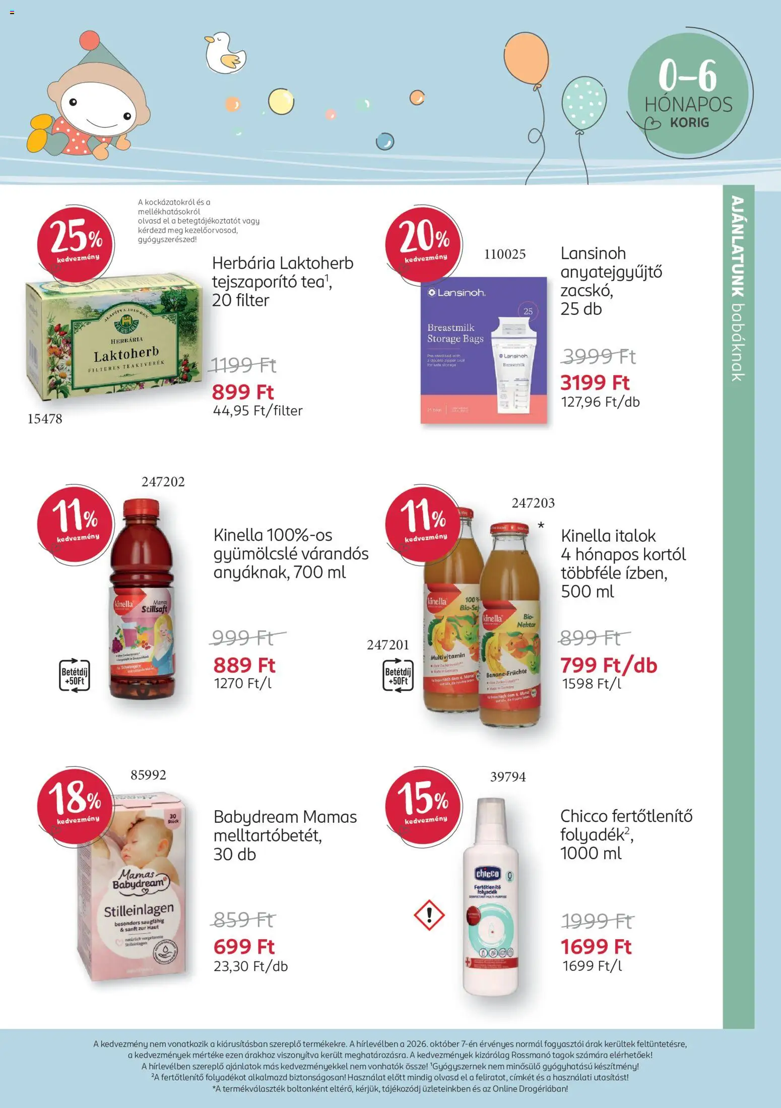 Rossmann akciós ujság - amely érvényes a következő dátumtól: 2026.10.12. | Oldal: 9 | Termékek: Gyümölcslé, Italok, Multivitamin