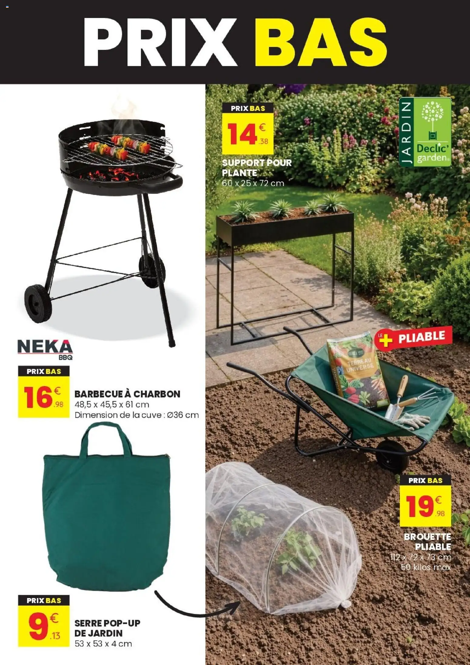 {H1} | Page: 3 | Produits: Barbecue, Brouette, Terreau, Brouette pliable