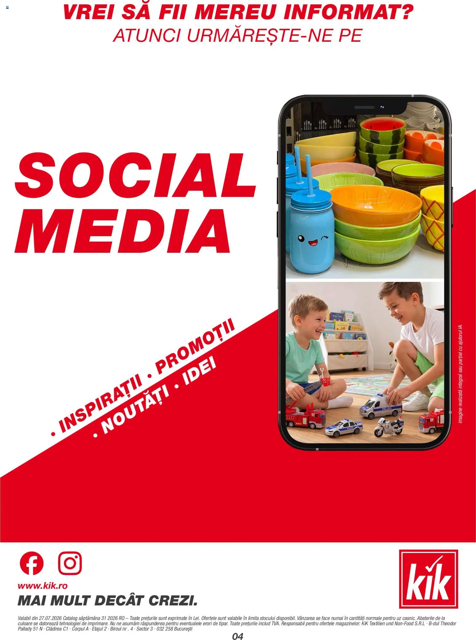 Noul catalog Kik – valabil de la 27.07.2026 | Pagină: 4