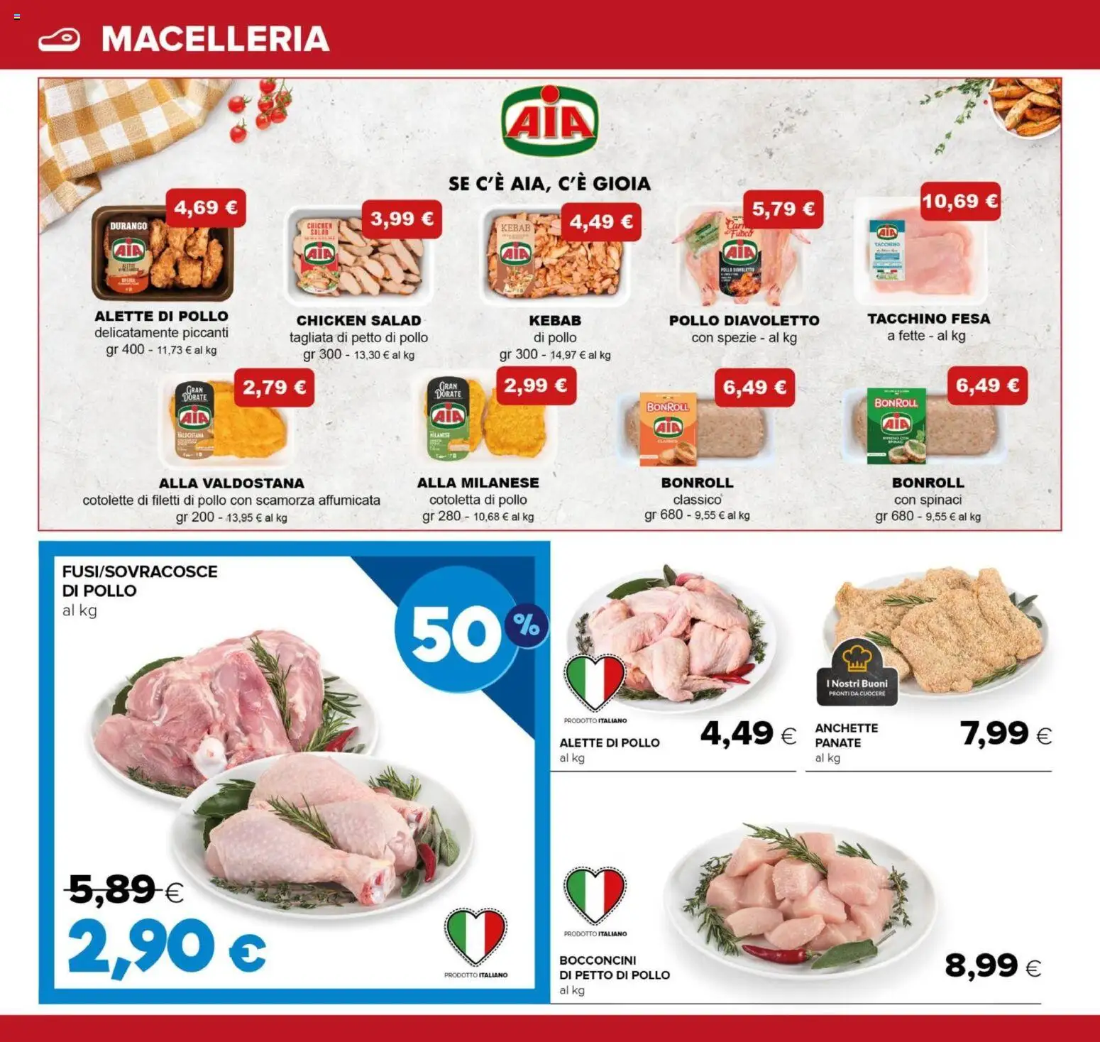 Volantino Oasi del 20.05.2026 | Pagina: 10 | Prodotti: Petto di Pollo, Pollo, Spezie, Spinaci