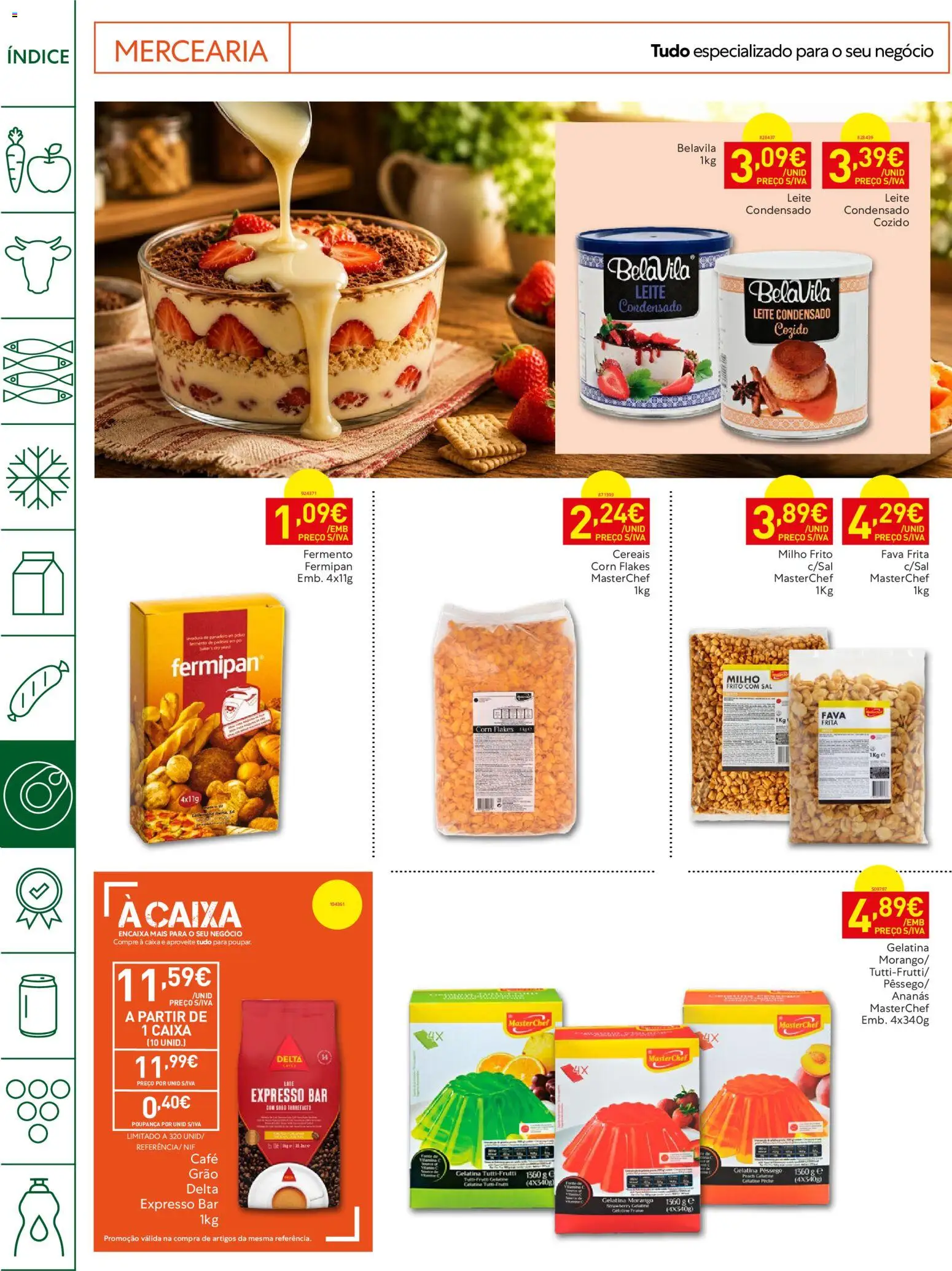 Recheio Horeca │ válido de 30/06/2026 | Página: 16 | Produtos: Gelatina, Polvo, Leite condensado, Leite