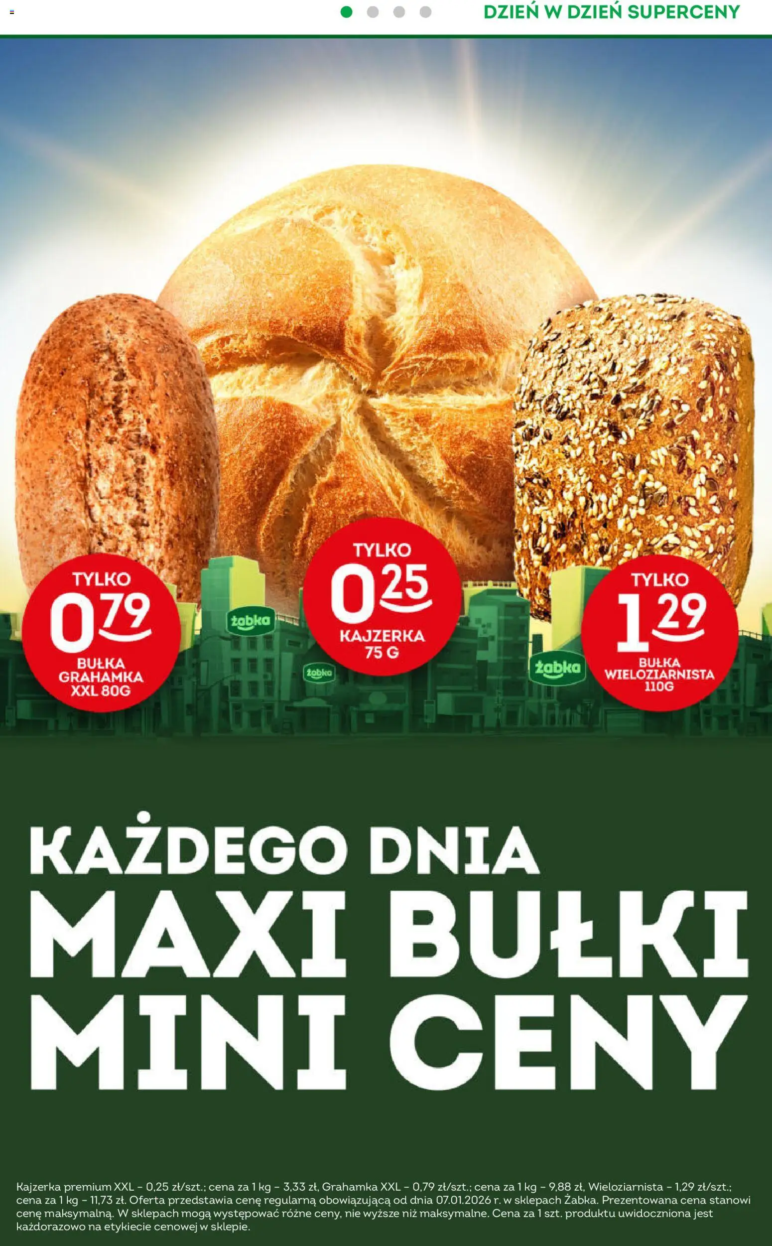 Żabka gazetka - Codzienne produkty od 08.04.2026 | Strona: 8 | Produkty: Bułka