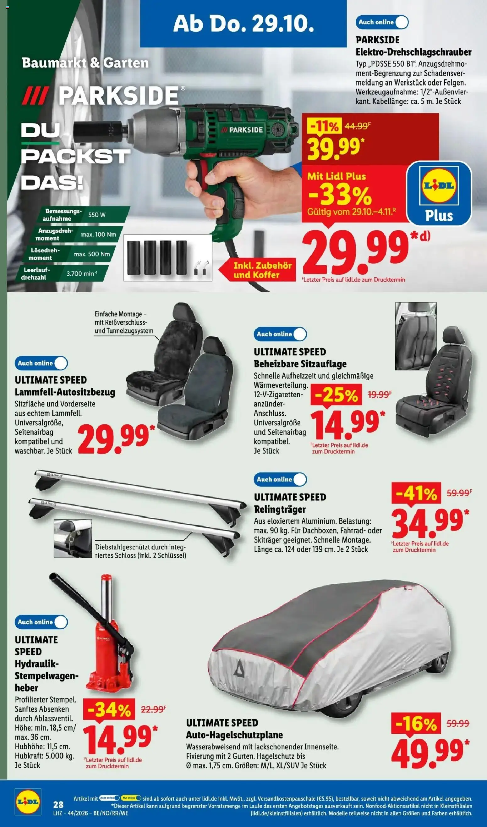 Lidl Prospekt Mahlow (ab 26.10.2026) zum Blättern » Angebote | Seite: 50 | Produkte: Koffer