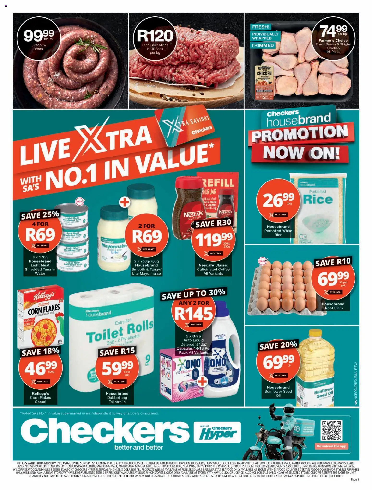 Checkers - Northern Cape - March Mid-Month Promotion (09/03/2026 - 22 ...