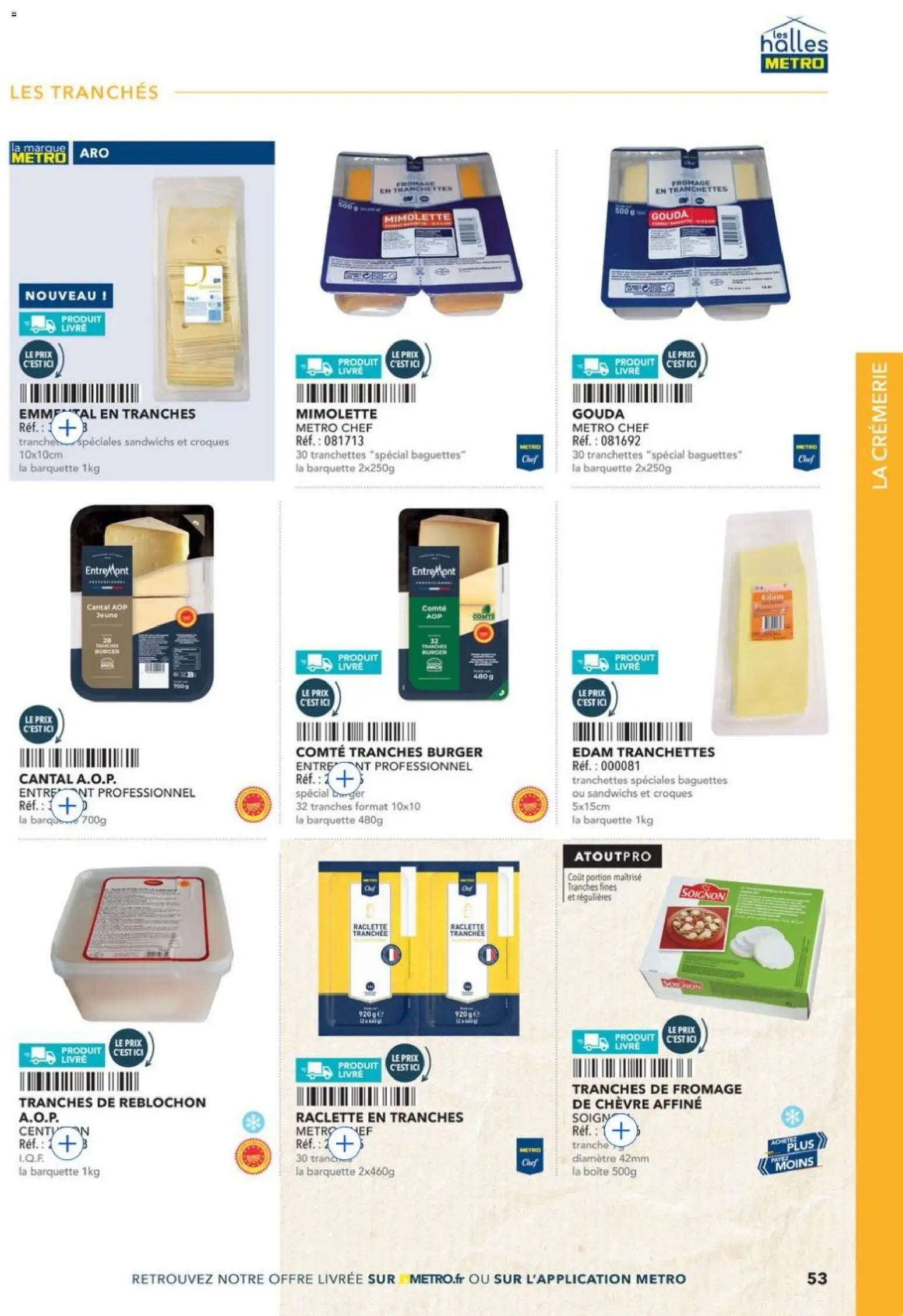 {H1} | Page: 53 | Produits: Reblochon, Raclette, Fromage, Livre