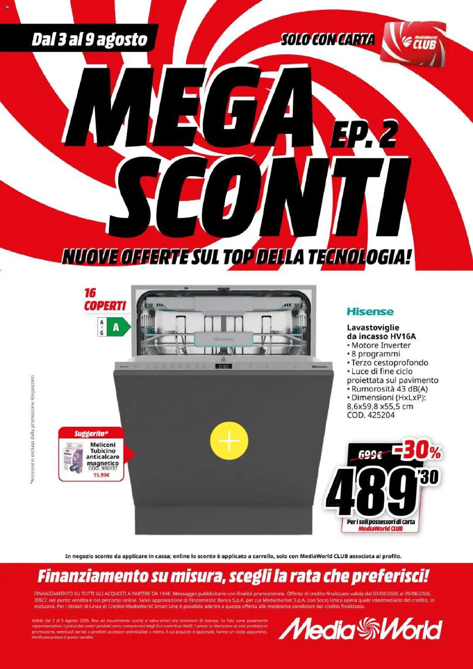 Volantino Media World del 03/08/2026 | Pagina: 62